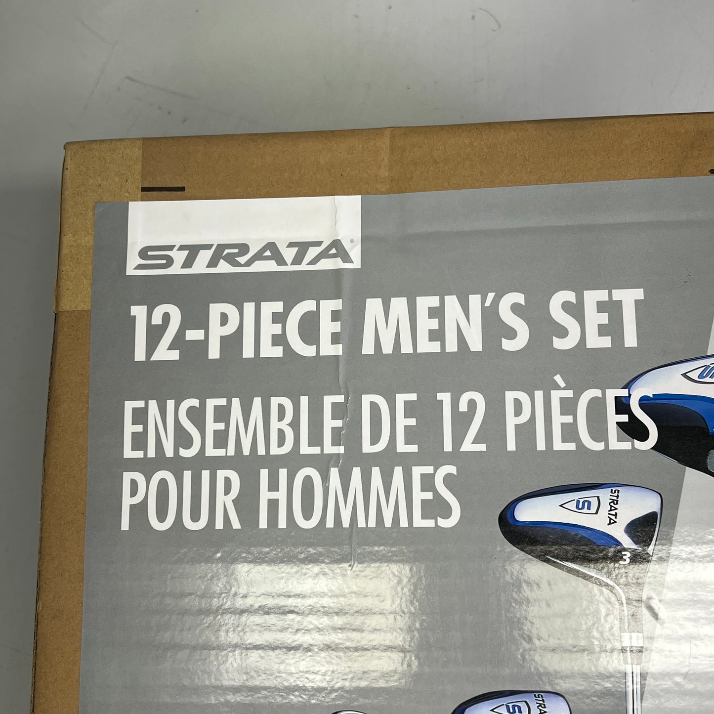 ZA@ STRATA (Bag w/ Full Set of Clubs!) 12-Piece Set RH Designed For Max Performance Men's Black/Blue 4PKR190612067