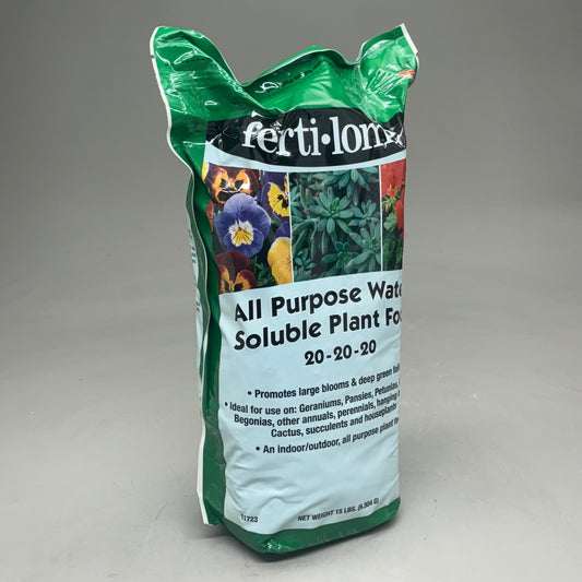 FERTI LOME All Purpose Water Soluble Plant Food 20-20-20 15 LBS