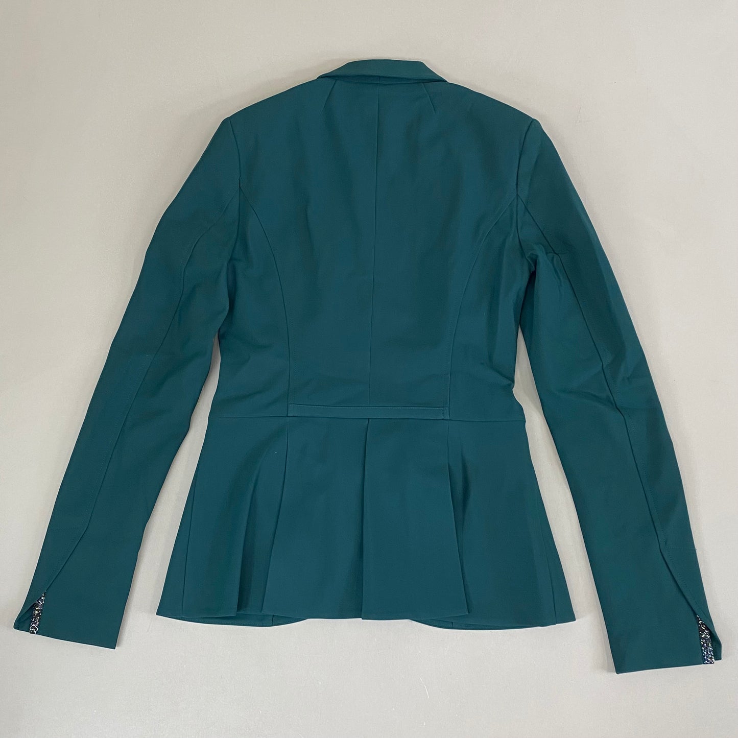 SAMSHIELD Victorine Premium Tall Equestrian Jacket Women's Sz US 6, UK 8, FR 36 Hunter Green