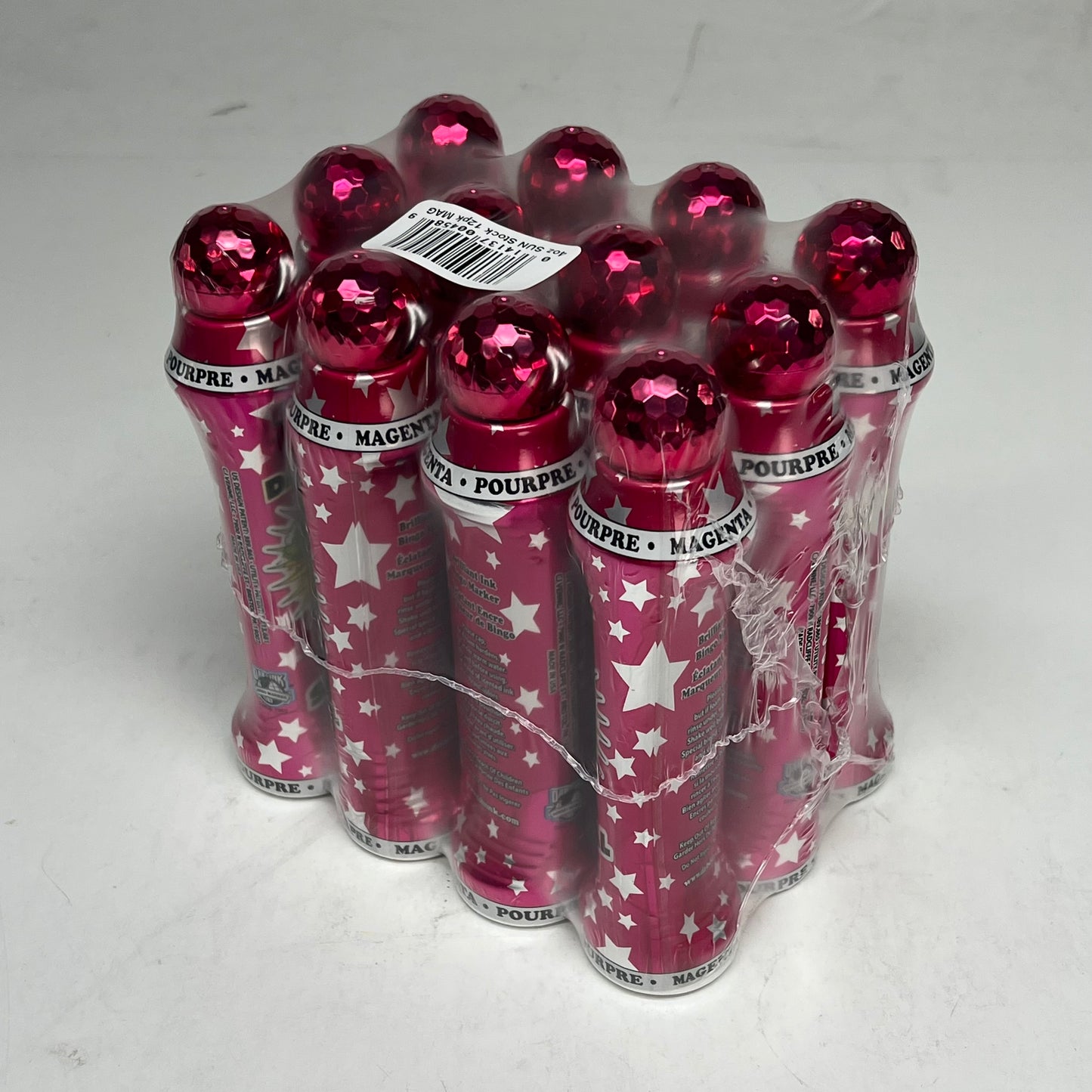 DAB O INK (12 PACK) Sun Sational Bingo Marker Bright Ink 110ml/4oz Magenta D26