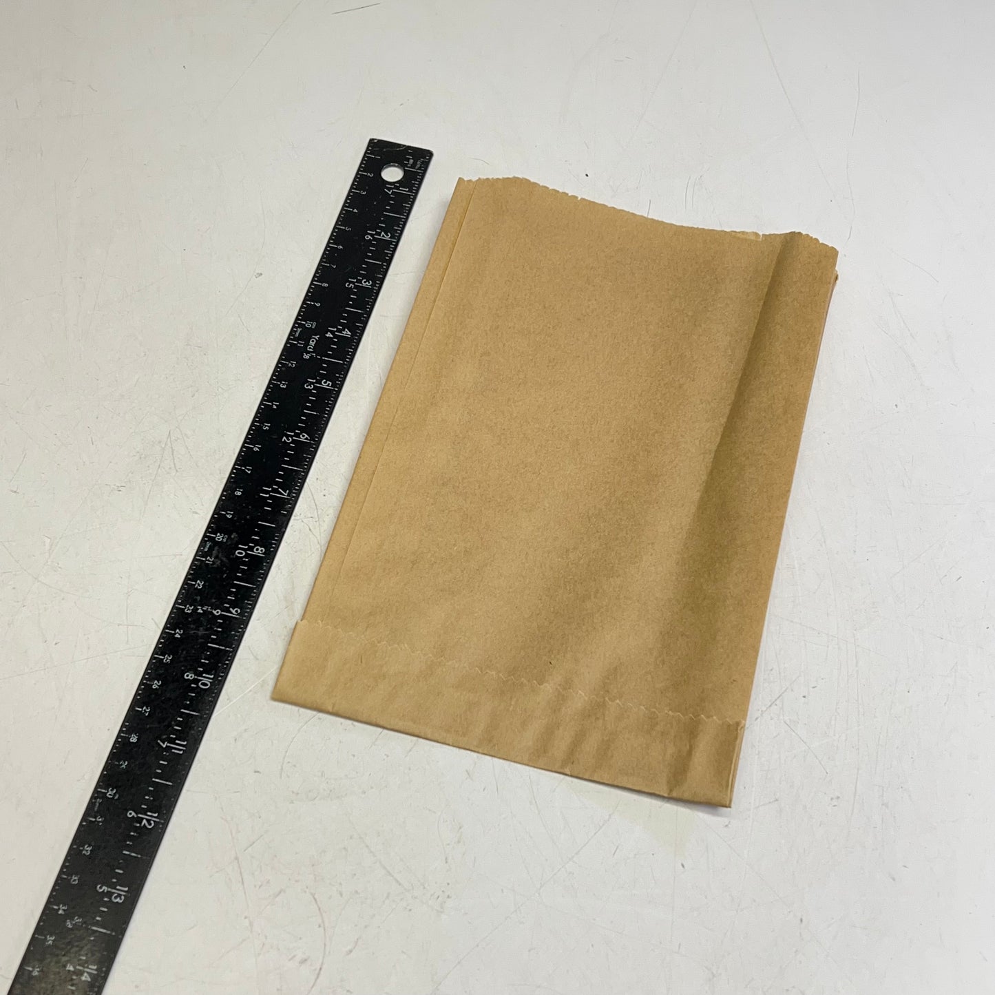 ZA@ COSTCO WHOLESALE FOOD COURT (1,100 PACK) Paper Food/snack Bags 10"x7" Brown (|Damaged Box)