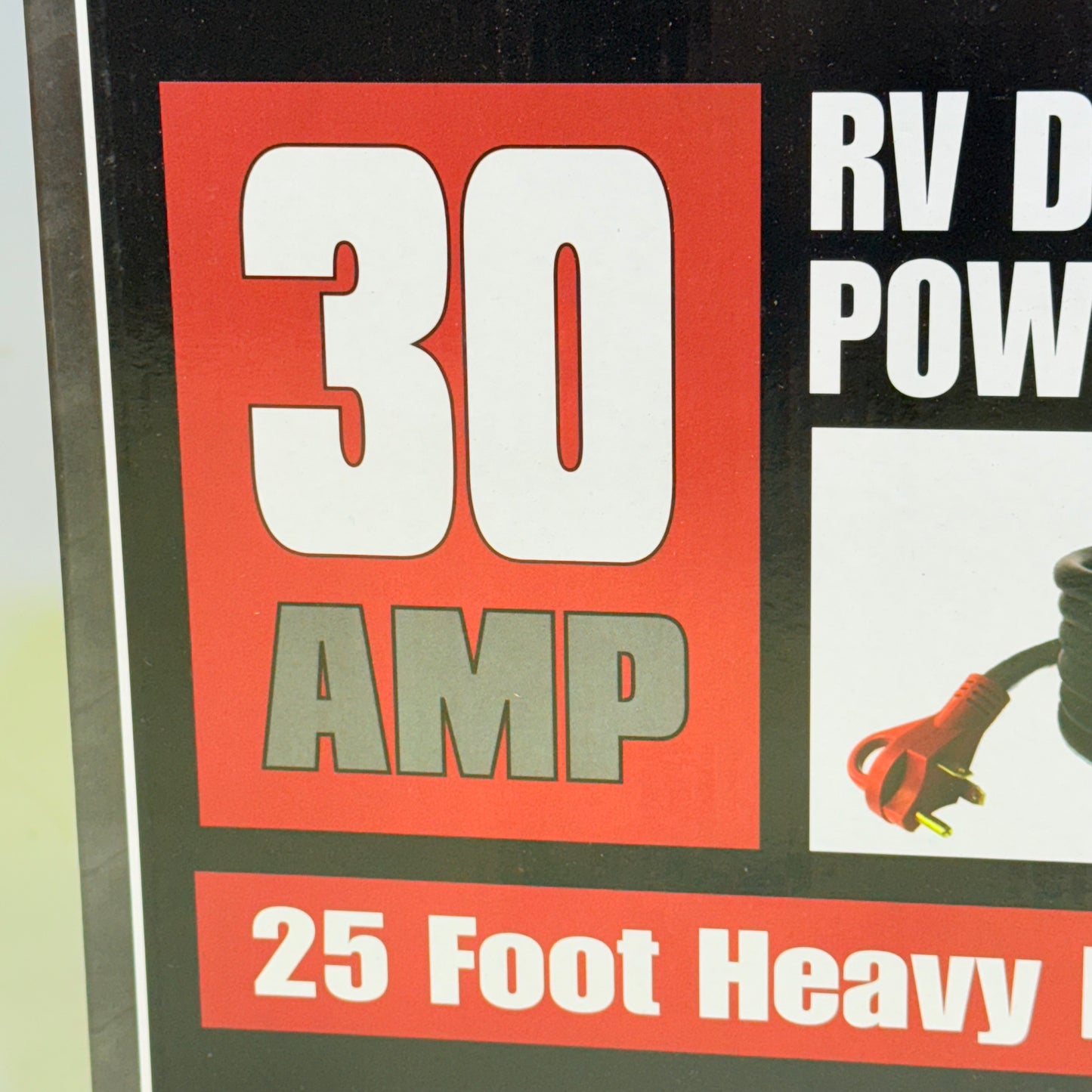 VALTERRA Mighty 30-Amp Cord RV Detachable Power Cord, 25 Ft Cord For RV, Red-New