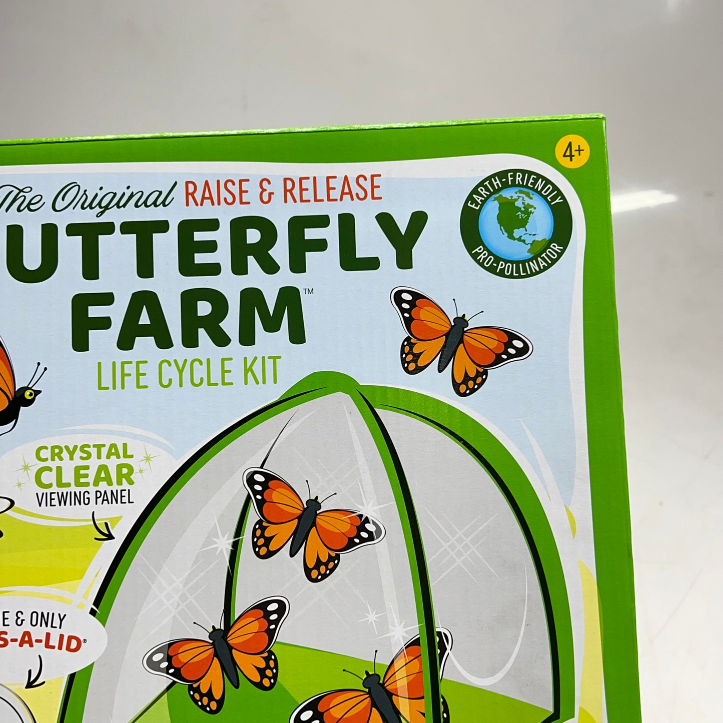INSECT LORE The Original Raise & Release Butterfly Farm Life Cycle Kit  1015