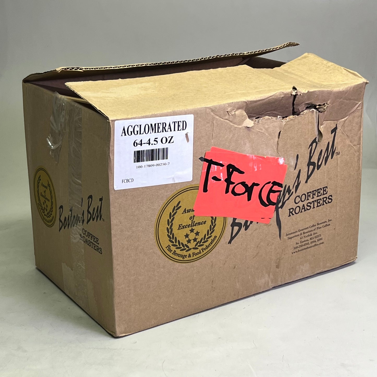 ZA@ BOSTON'S BEST (64 Count) Coffee Roasters 4.5 oz (New Other, Distressed Box)