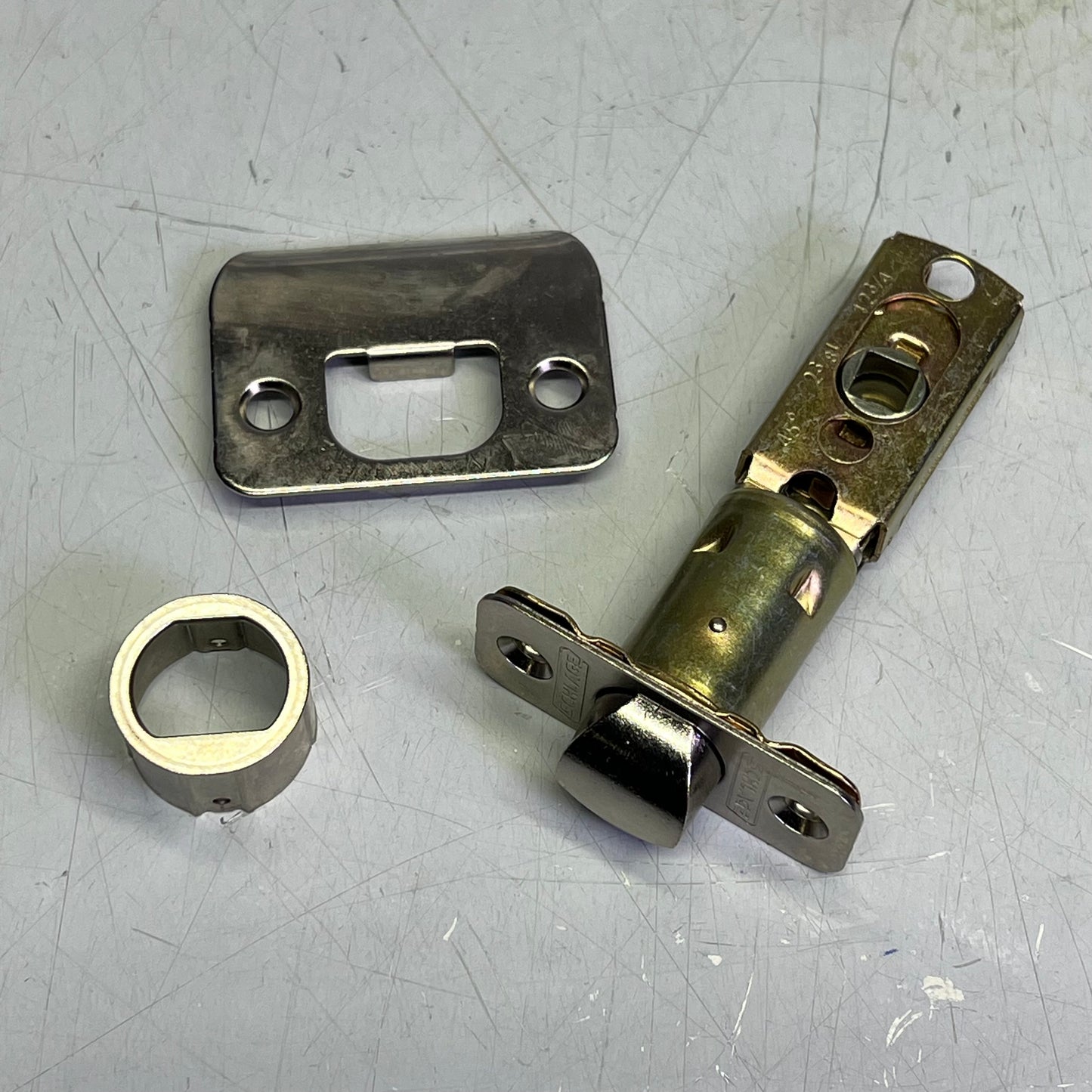 SCHALGE Solstice Privacy Door Lever Set From The J-Series Satin Chrome J40SOL626