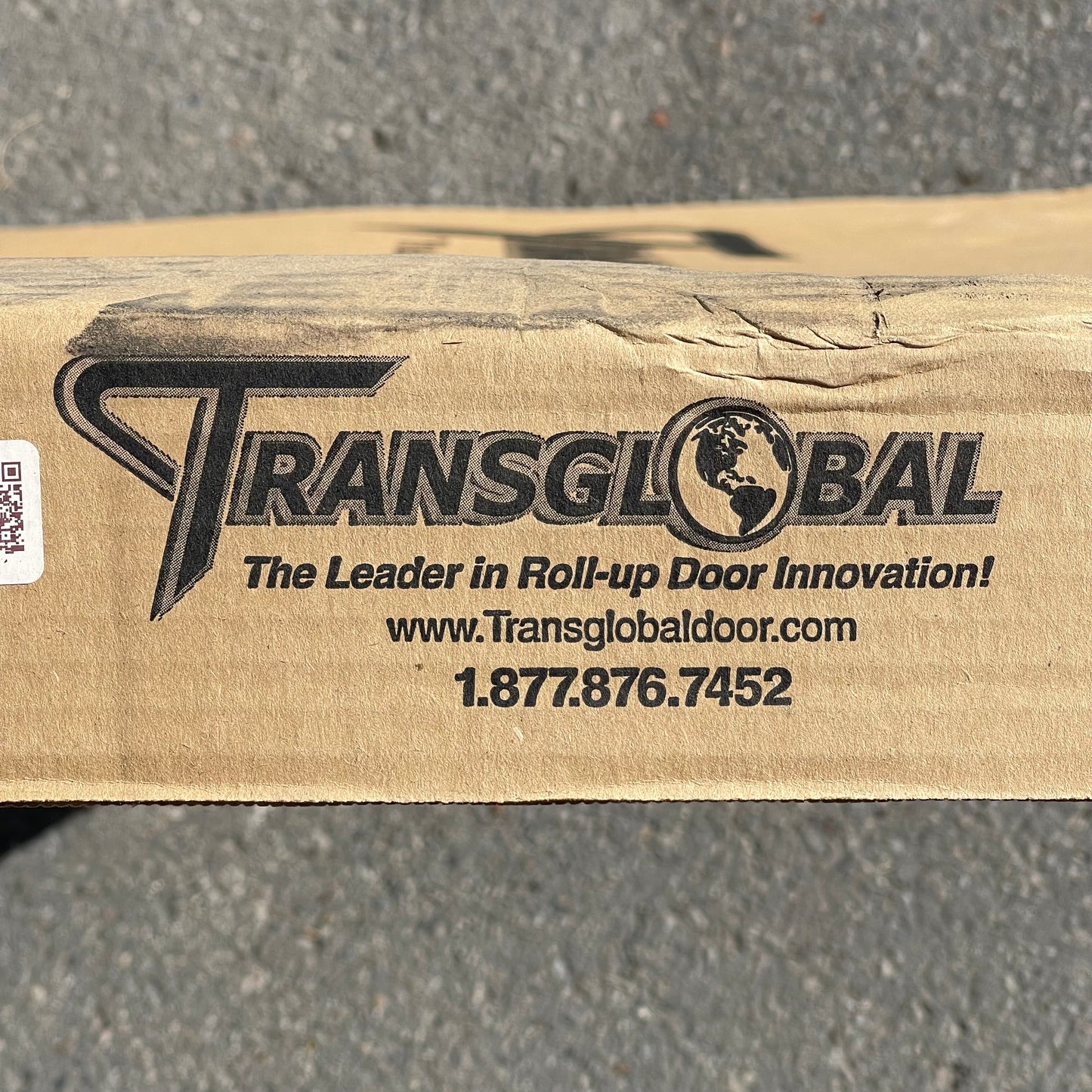 ZA@ Pallet of TRANSGLOBAL Roll-up Doors & Hardware White TGU-58.75X86X.25-UPS-WTO (AS-IS)