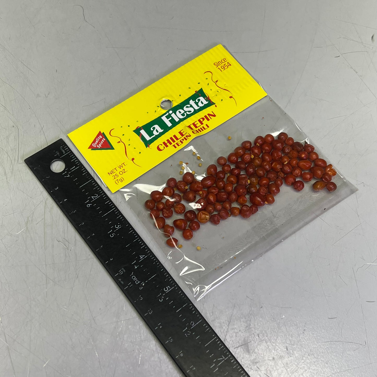 LA FIESTA (12 PACK) Bulk Whole Tepin Chili Cooking Seasoning .25oz