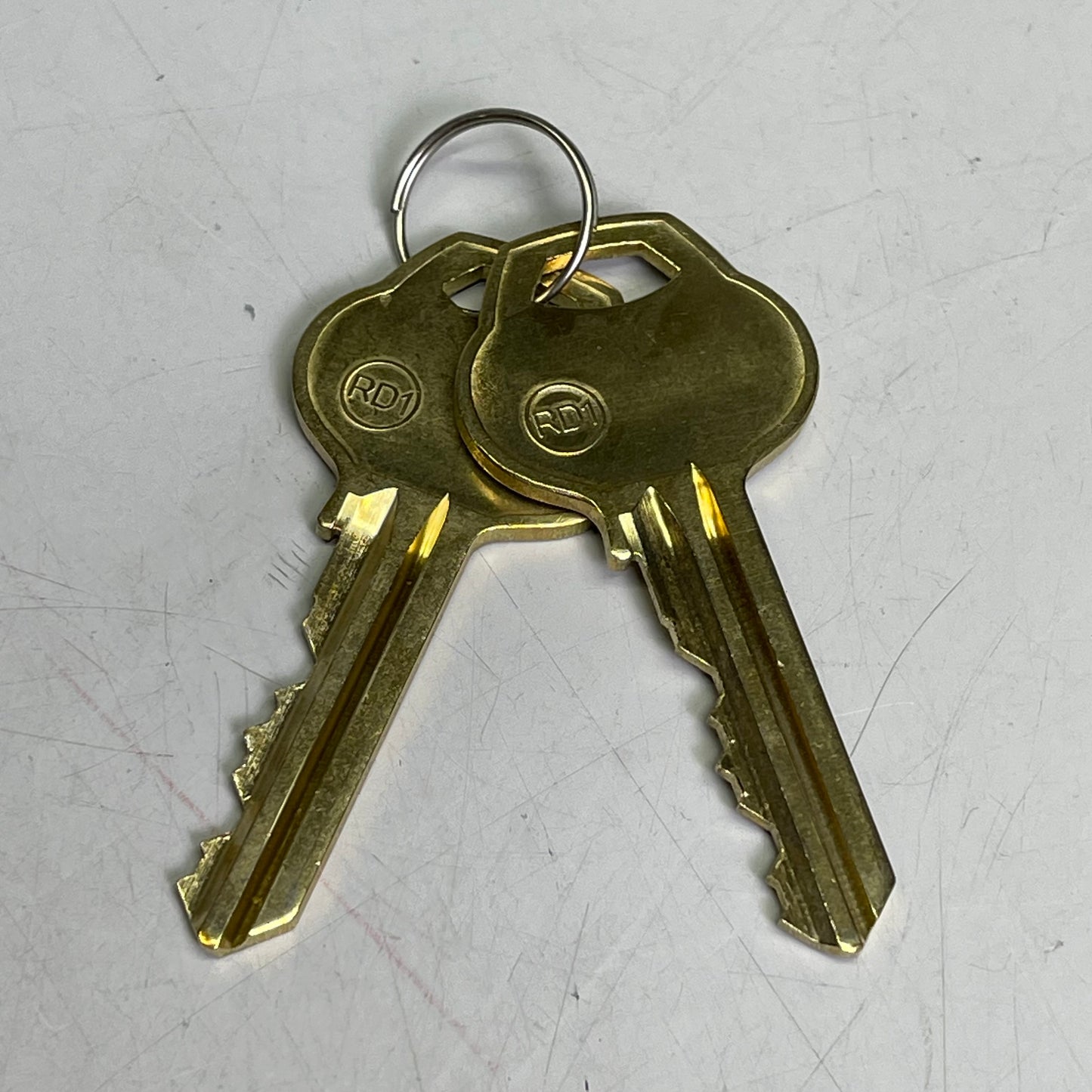 GMS (2-PACK) Russwin Lock Cylinders 1-1/8" Satin Chrome 6 Pin R118-RD1-26D-A2-6