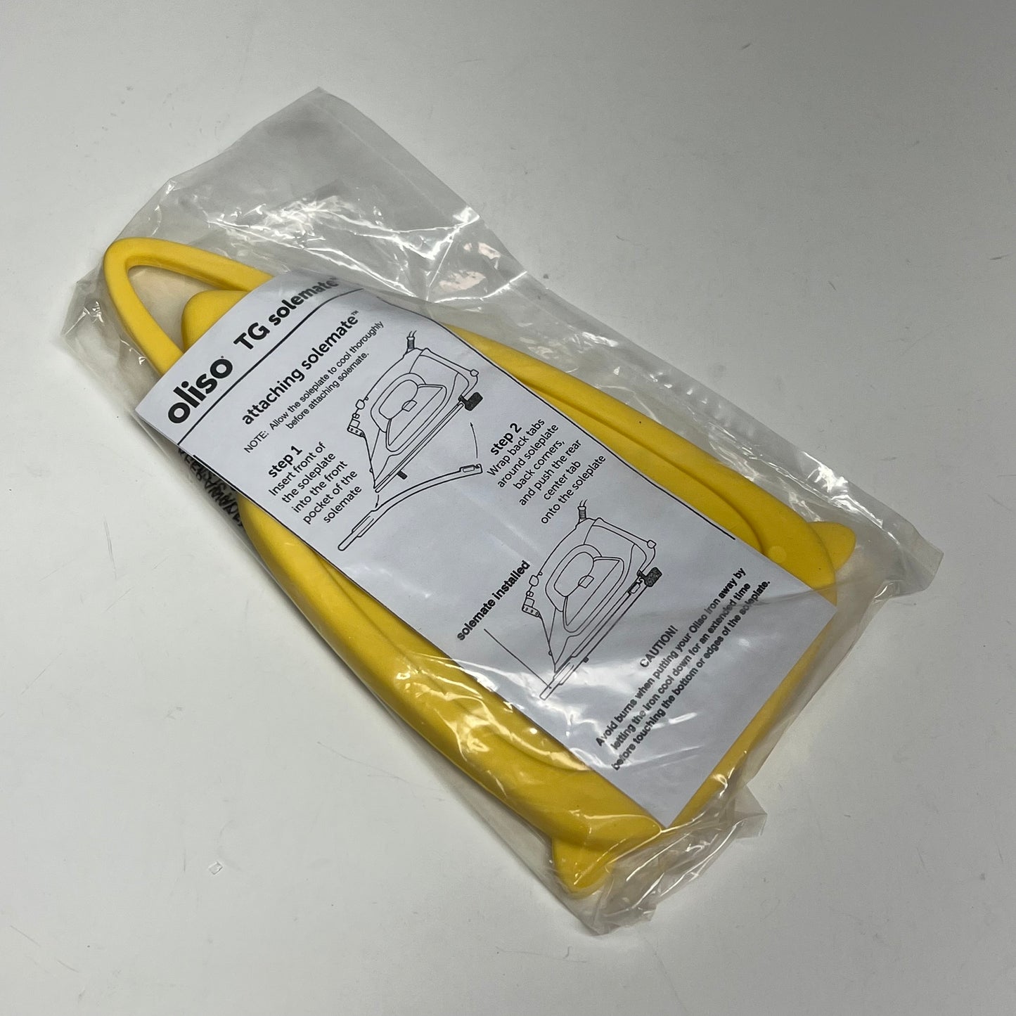 OLISO Tg Heat Resistant Silicone Solemate Soleplate Smart Iron Cover Butterscotch