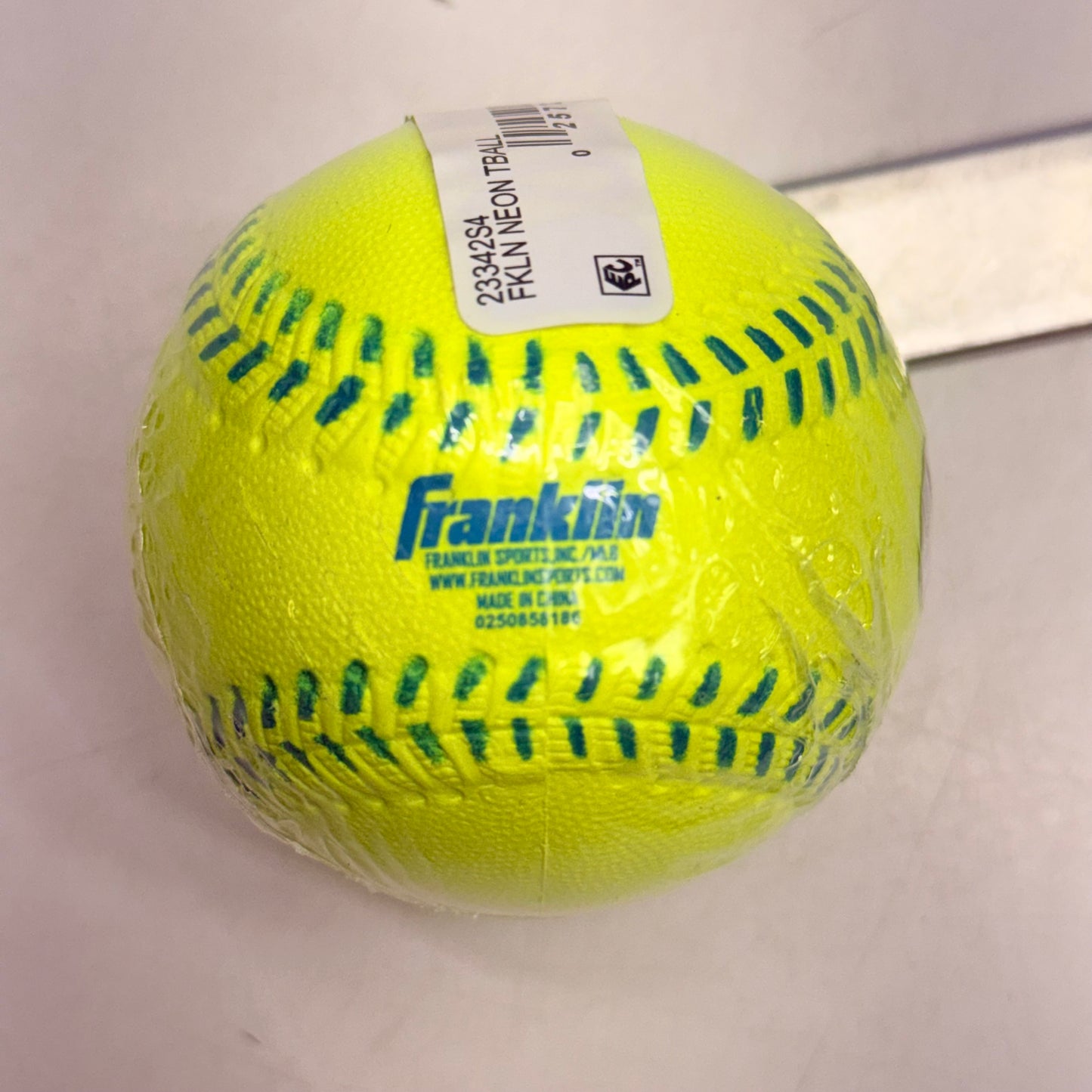 FRANKLIN(6 PACK) MLB Neon Probrite Teeballs 100% Sponge Rubber 9in 4-5oz Assorted