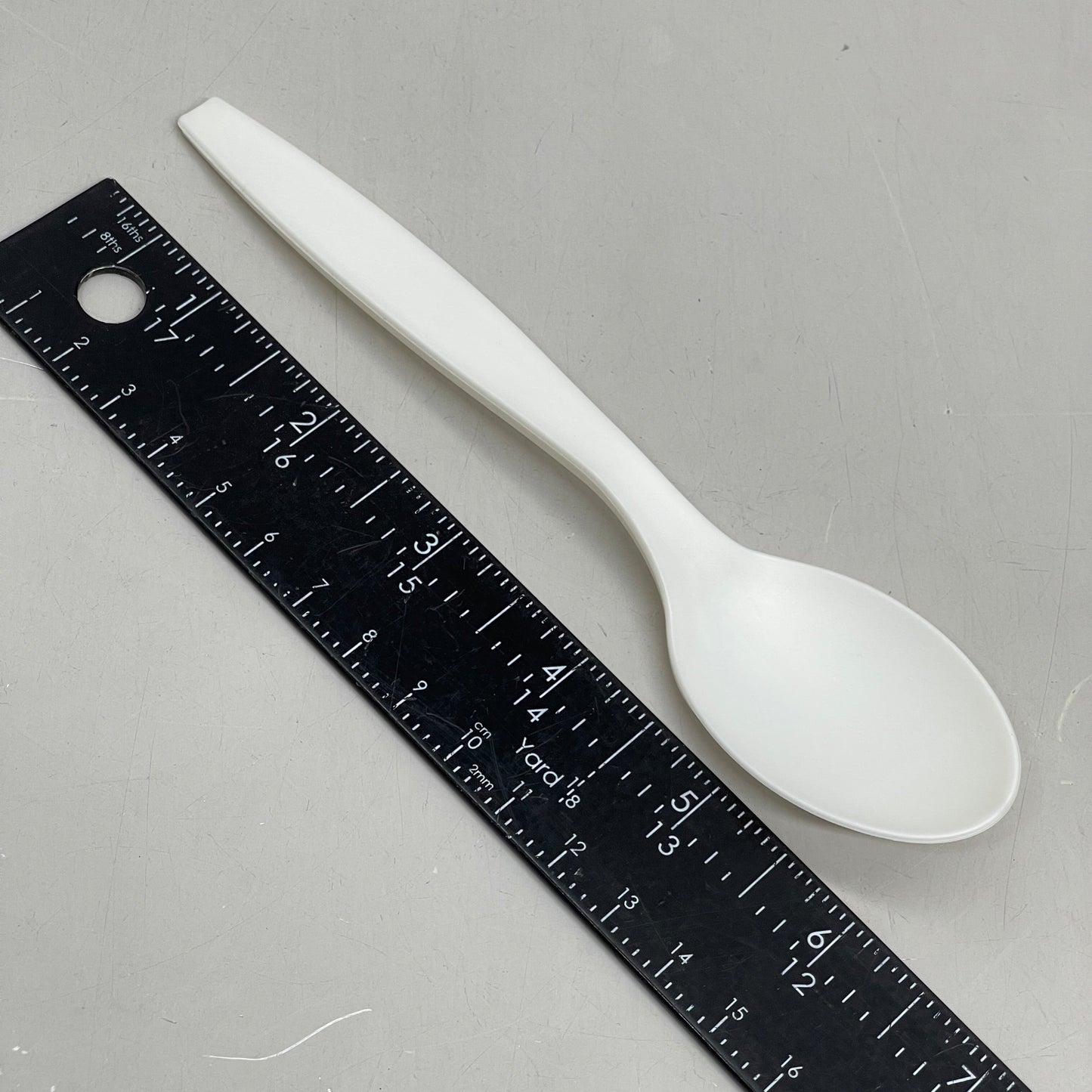 ZA@ FROZEN SOLUTIONS (6,000 PACK) Compostable Spoons 6.5" Off White G