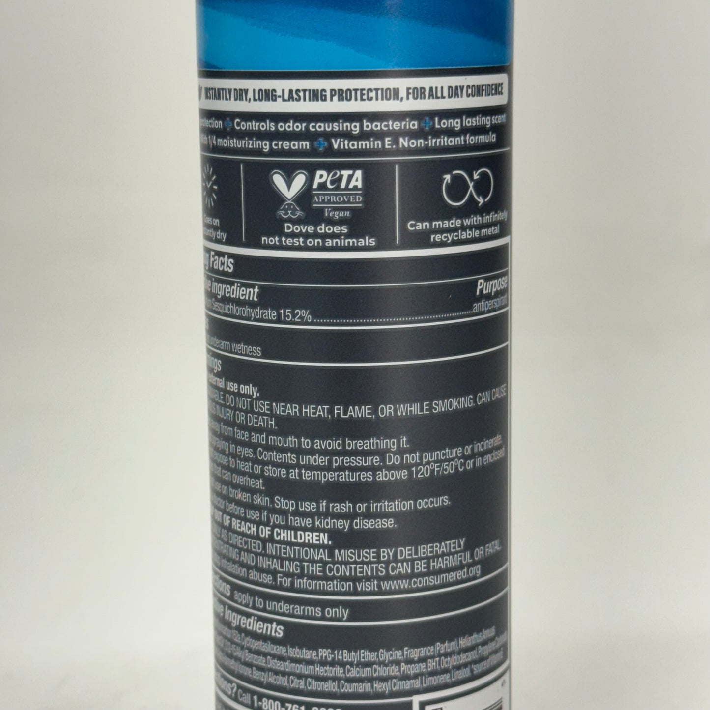 DOVE (3 PACK) Deodorant Dry Spray Men+Care Clean Comfort 72h 3.8 oz.