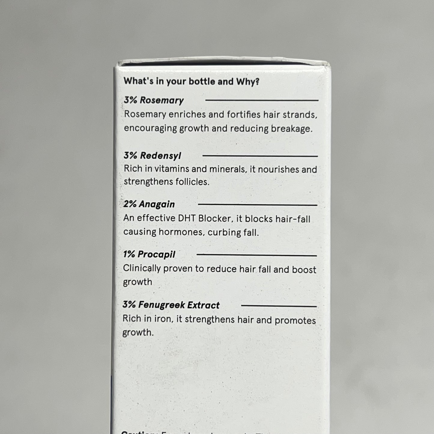 BE BODYWISE Hair Growth Serum Roll On For Thinning & Re-growth 0.84 Fl Oz