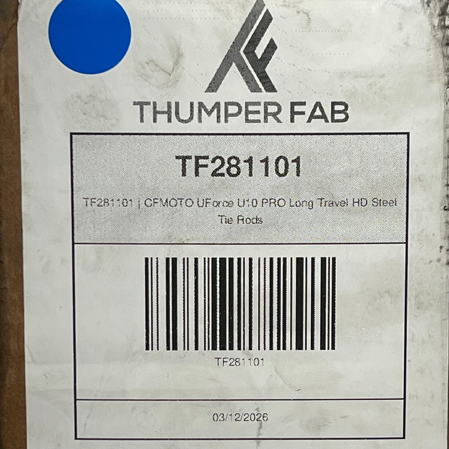 THUMB FAB Heavy Duty Long Travel Tie Rods For Suspension TF281101