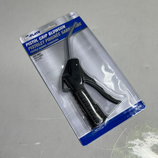 ZA@ TRU-FLATE Plastic Handled Trigger Style Standard Blowgun 1/4" female NPT 18-325