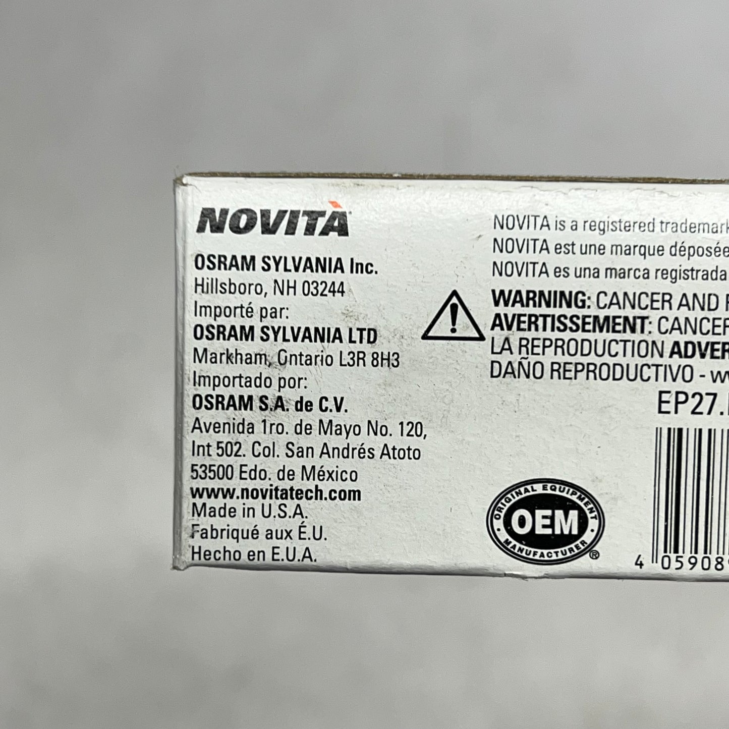 NOVITA  Turn Signal/hazard Warning Flasher 12V Applications 5 Terminals EP27