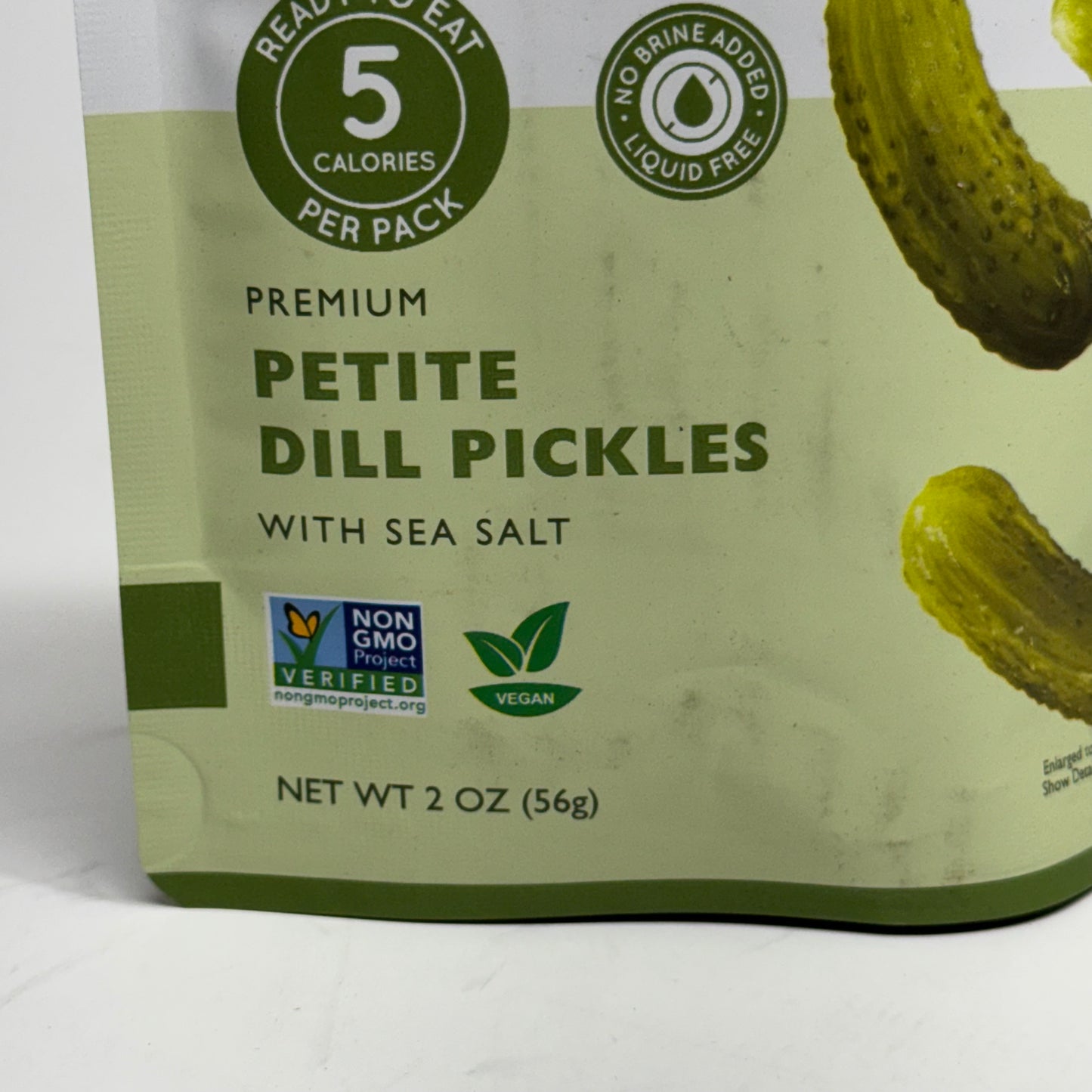 ZA@ POSHI (10 PACK) Petite Dill Pickles with Sea Salt 2 oz. BB 05/27