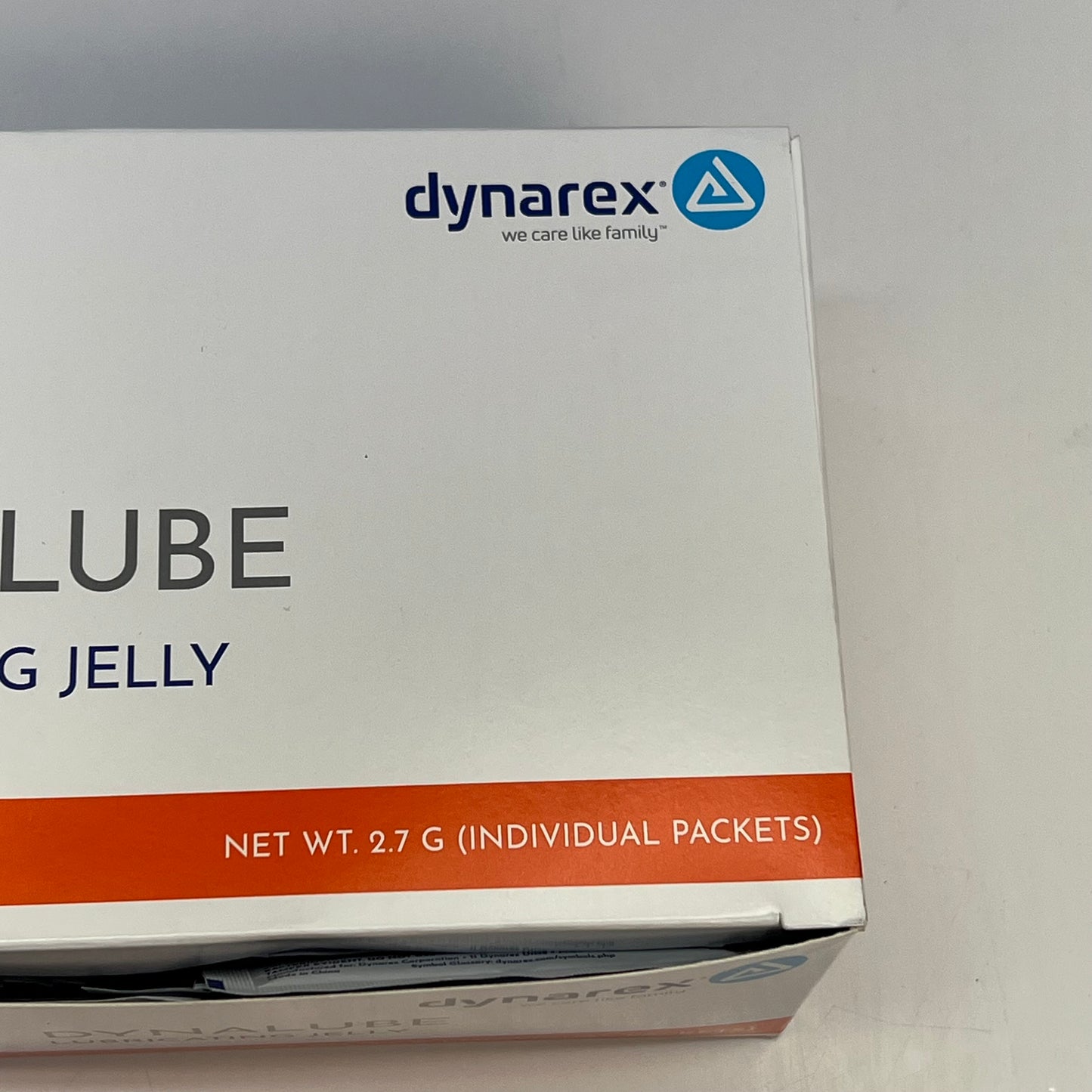 ZA@ DYNAREX (144 PACK) Sterile DynaLube Lubricating Jelly 2.7g Clear 1250 BB 06/30 C