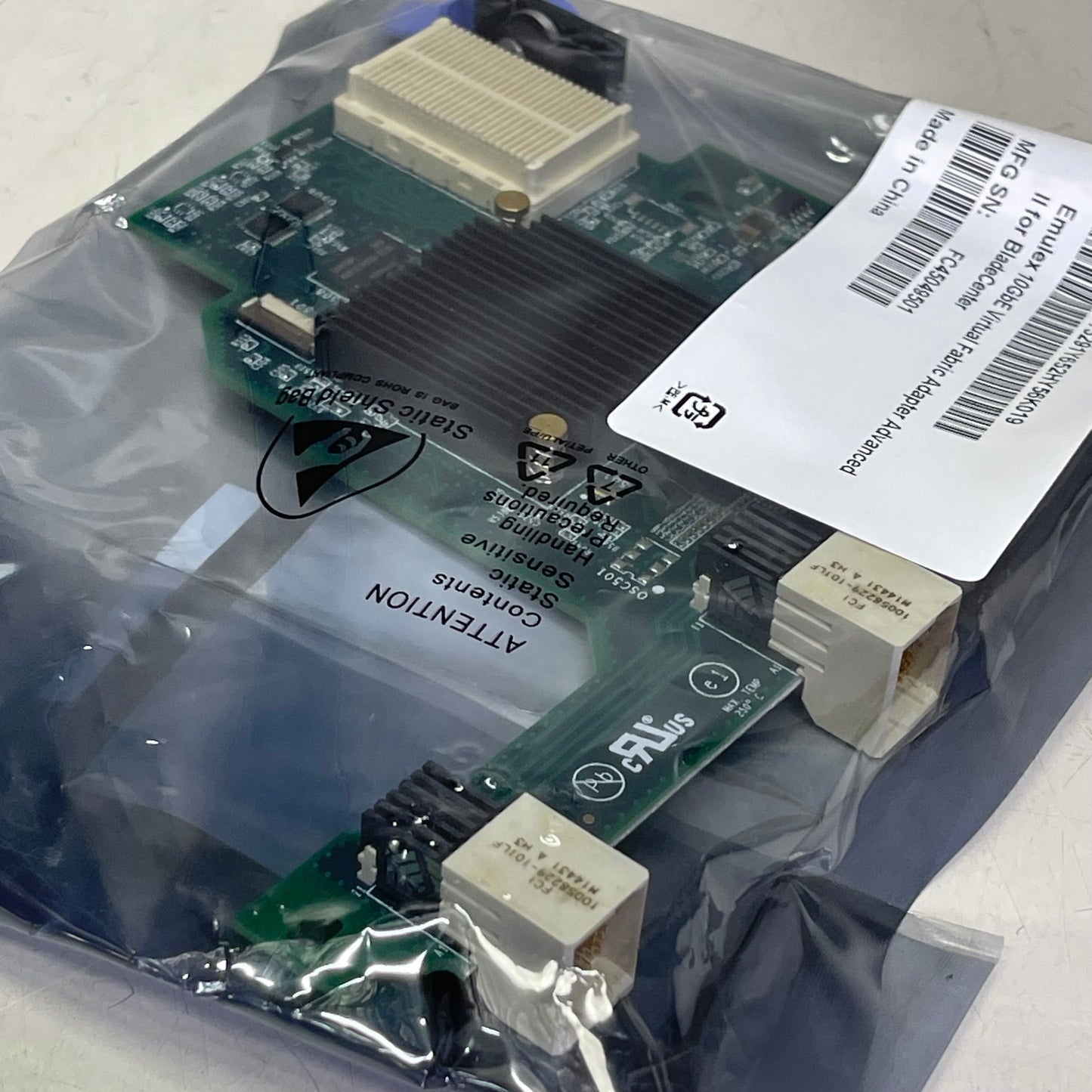 EMULEX 10GbE Virtual Fabric Adapter Advanced II For BladeCenter Green FC45049501