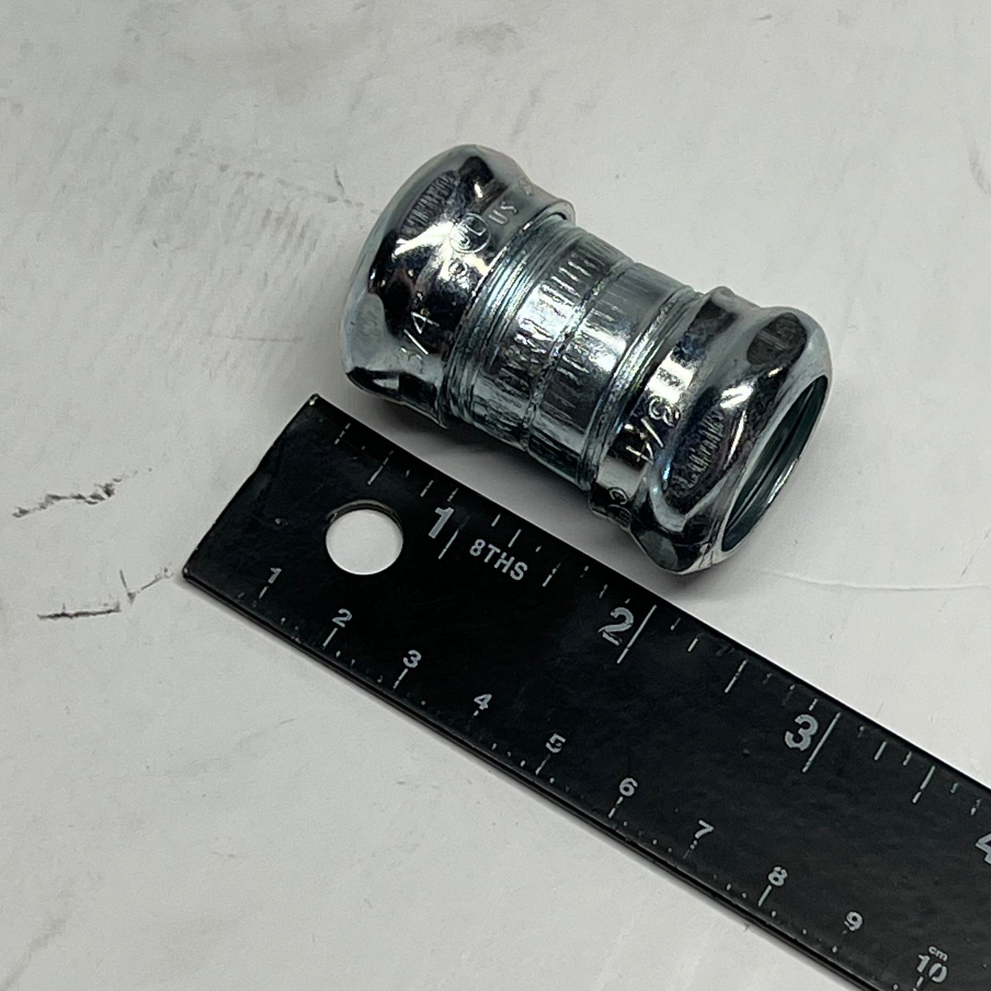 HUBBELL (25 PACK) Raco Compression Conduit Coupling 3/4" Silver 2923