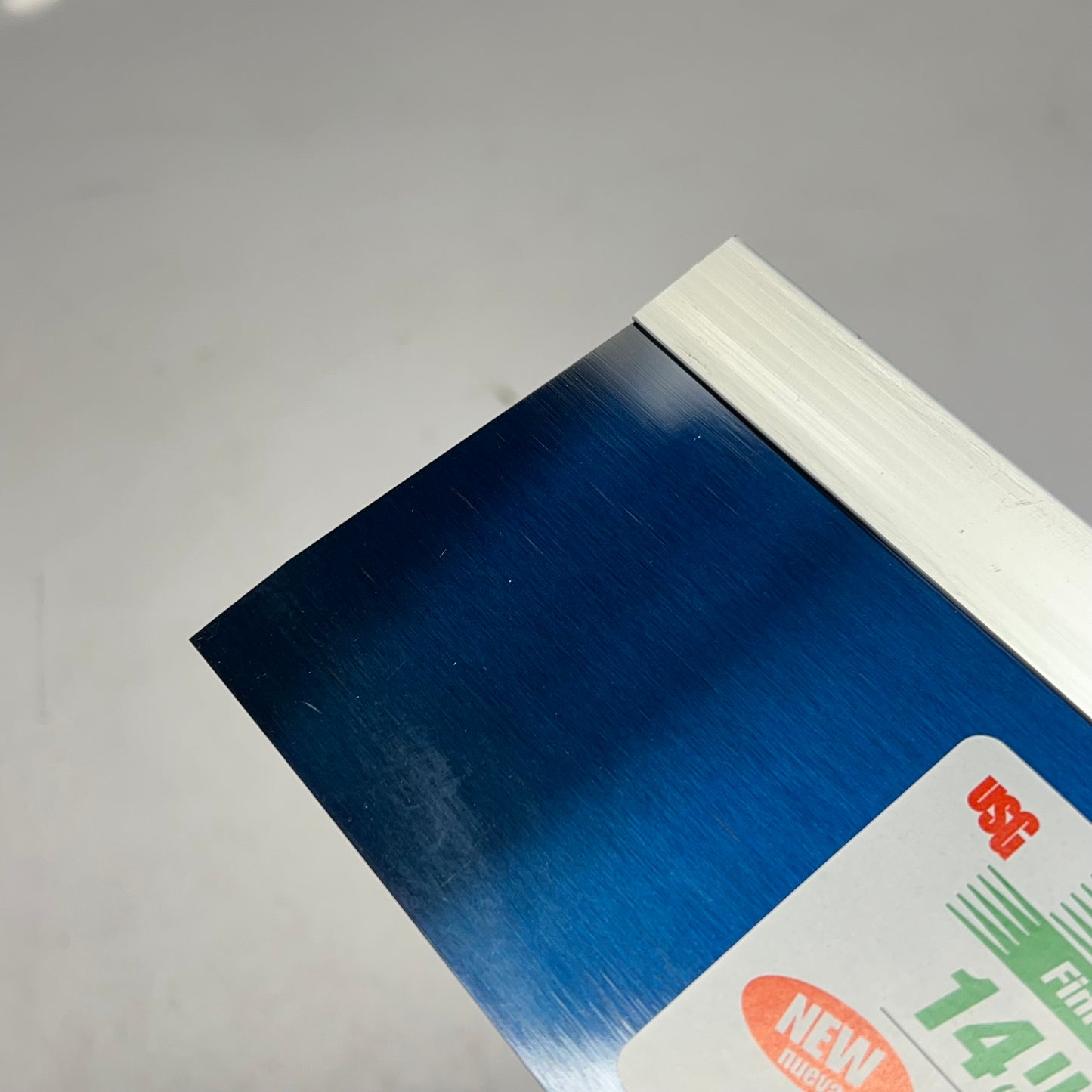 SHEET ROCK No-slip Grip Matrix Professional Taping Knife Blue Steel  14" 340016