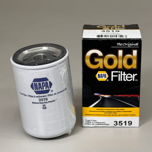 NAPA The Original Gold Fuel Filter Enhanced Cellulose 3/4"-16 Thread 3519