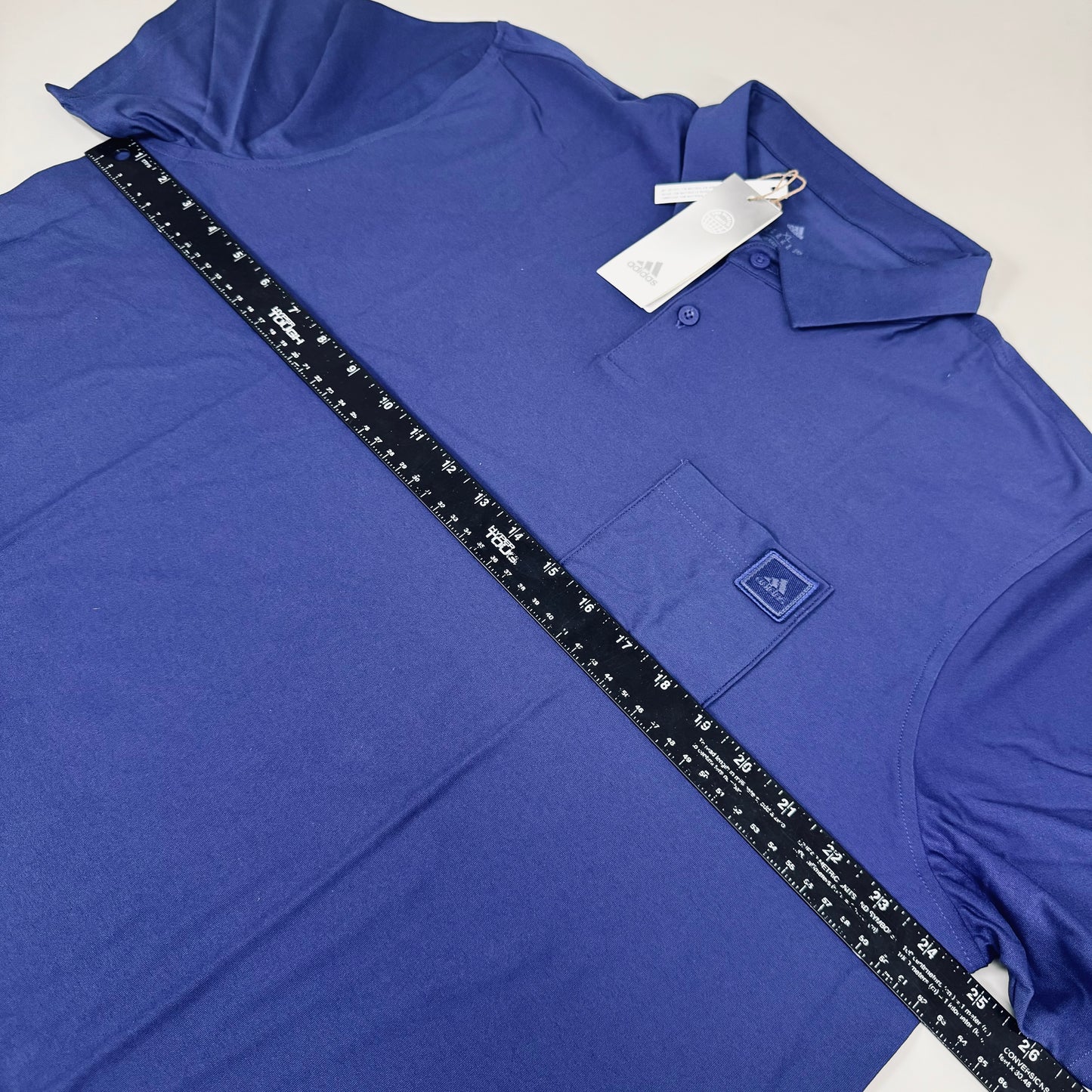 ADIDAS Men's Go-To-Polo Golf Shirt Sz-XL Indigo H59736