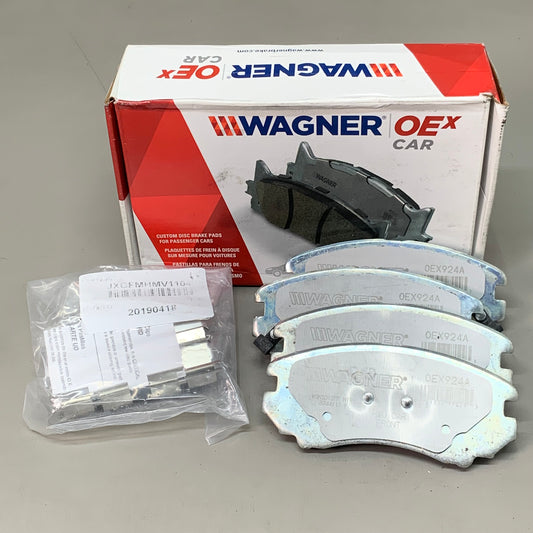 WAGNER OEx Premium Ceramic Disc Brake Pad Set 5 1/2" x 2" OEX924A