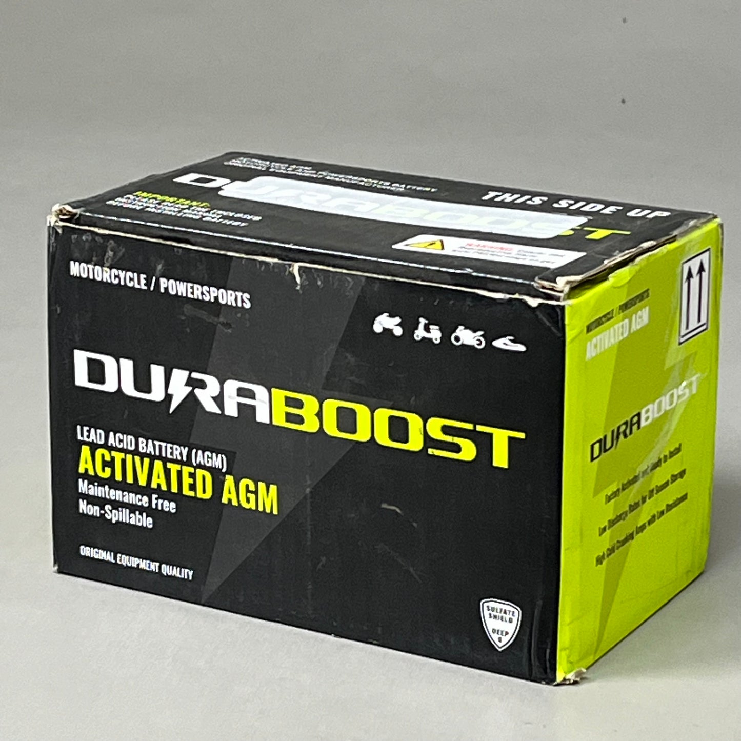 DURABOOST Lead Acid Activated AGM Battery 12V 190 CCA 8.6AH DAZ10S