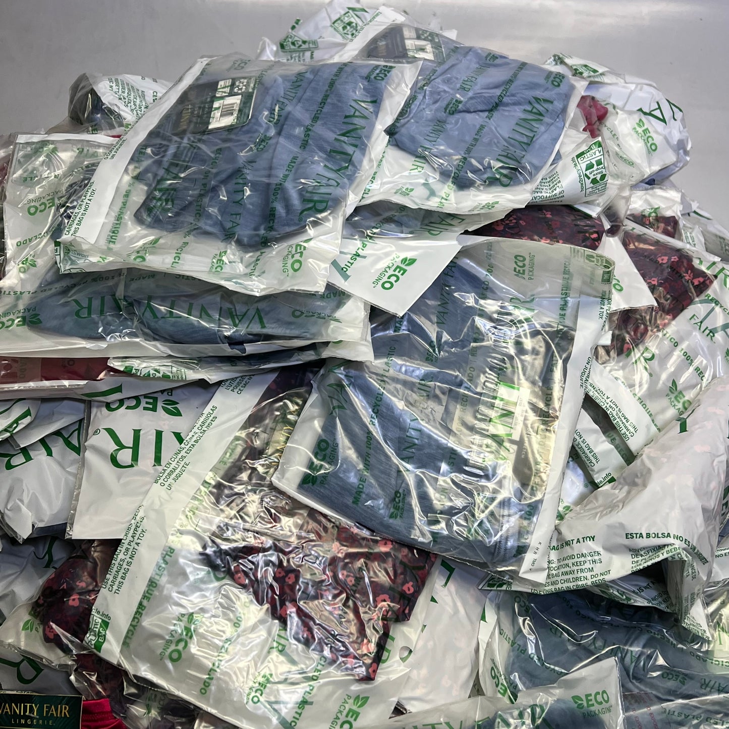 ZA@ VANITIY FAIR Lot Of Assorted Silky Stretch Soft Underwear Women's Variety Sz Red/Blue/Floral