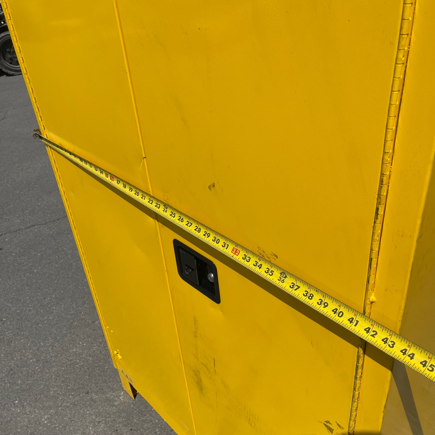 Z@ DURHAM Flammable Storage Cabinet 45 gal capacity 1045SL-50 (AS-IS)