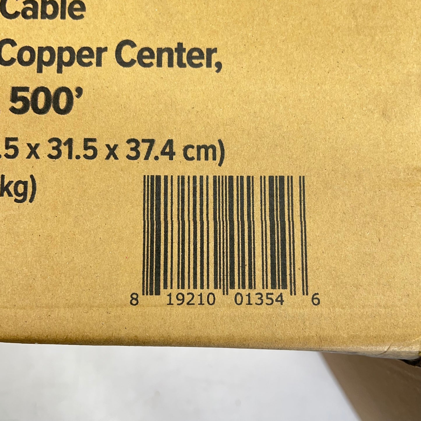 T-CABLE TRONIX Dual Shielded Rg6 Coaxial Cable 500' Black RG6U-BLK-DUAL-500BC