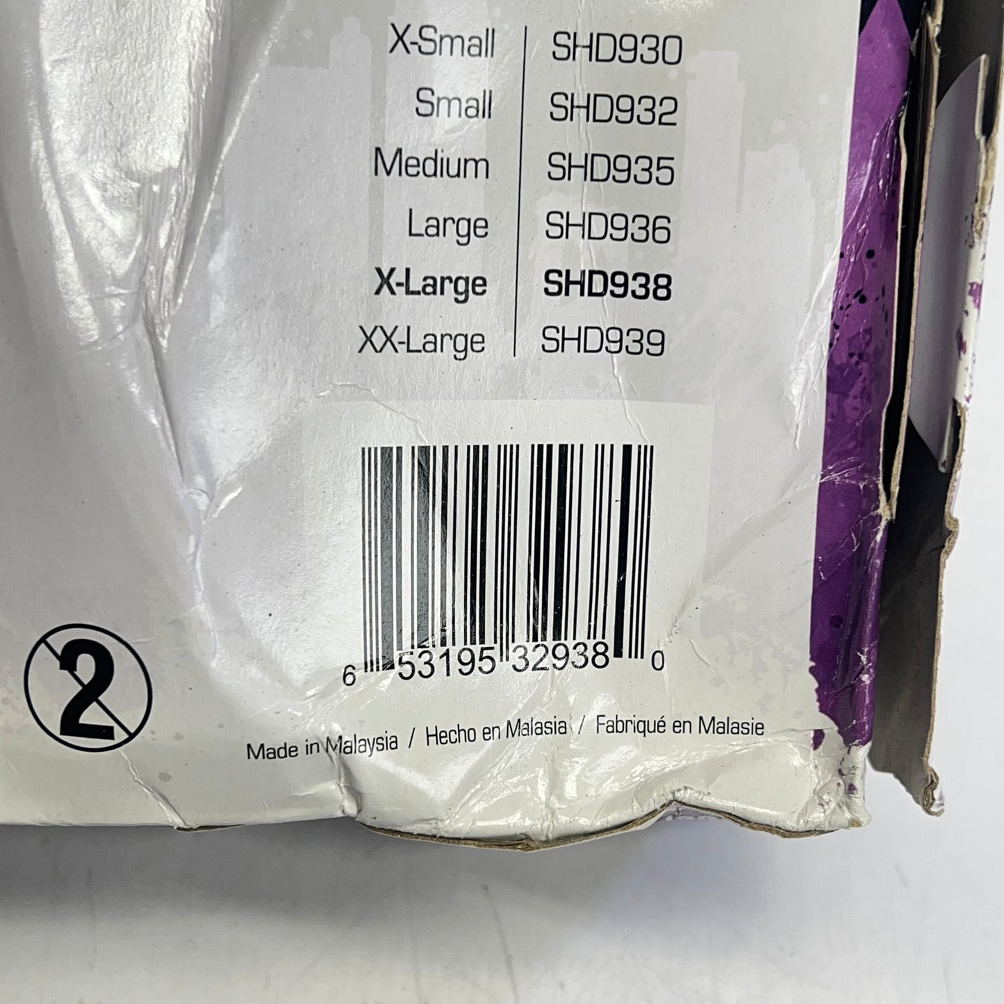 ZA@ ADENNA Shadow Powder Free Nitrile Examination Gloves  Unisex Sz XL  Black SHD3|98 (Damaged)