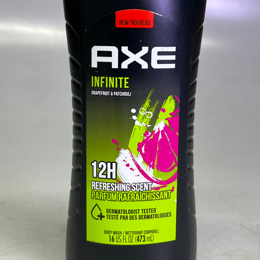 AXE Infinite Body Wash 12H Refreshing Scent 16 oz