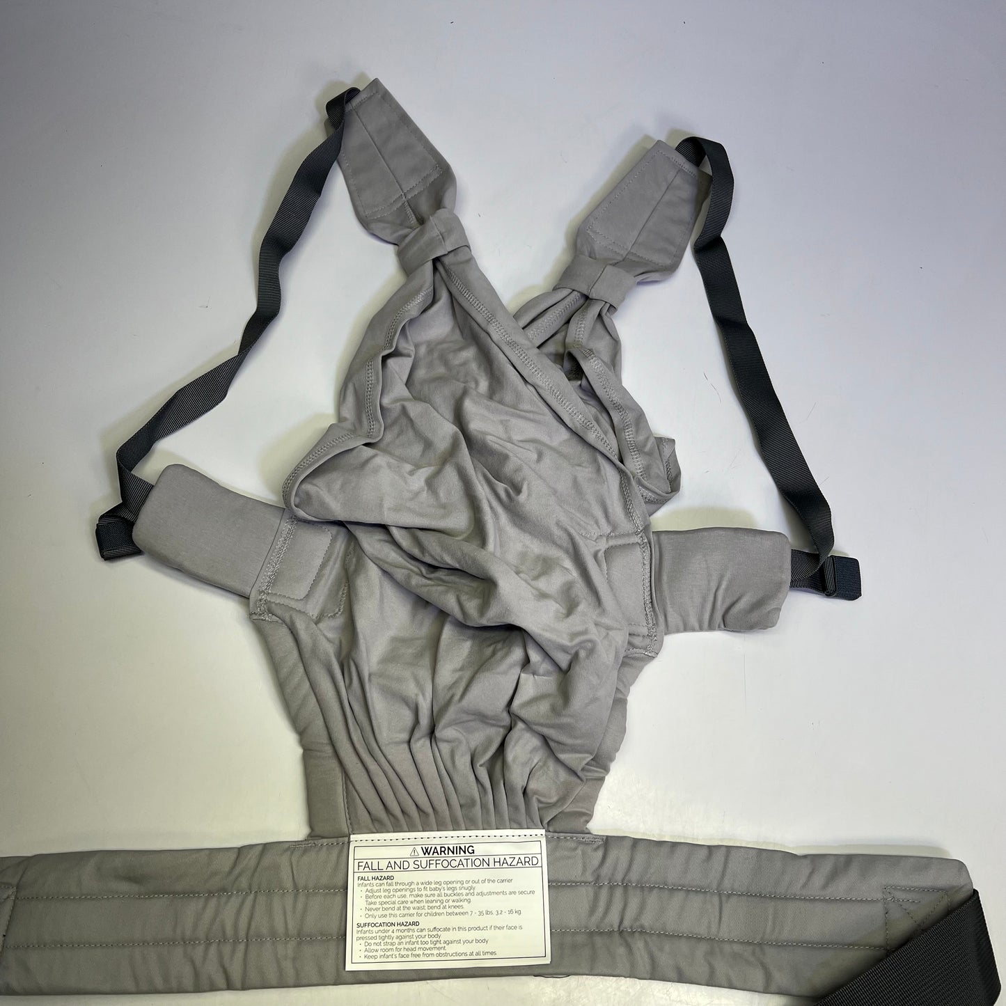 ZA@ BOBA Bliss Baby Carrier One Size 24"-58" Waist Grey BLS2-0STO C