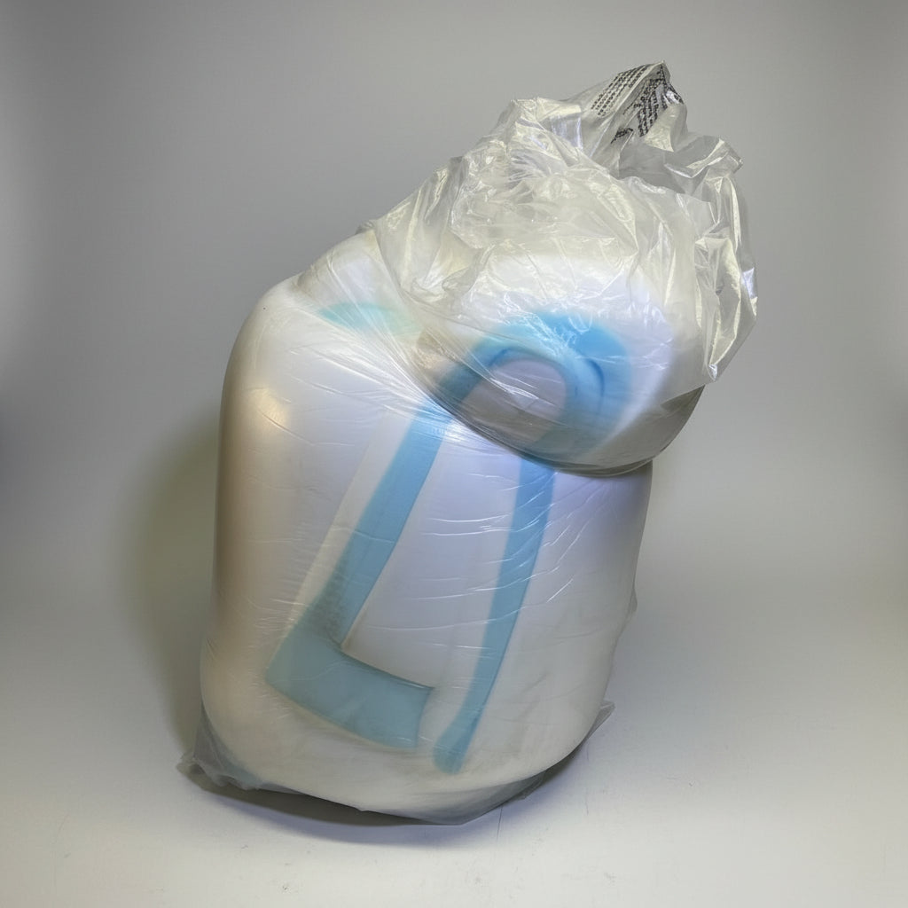 HEALTH-O-PEDIC Gel Memory Foam Mattress Topper 3" Layer King White/Blue AAFES