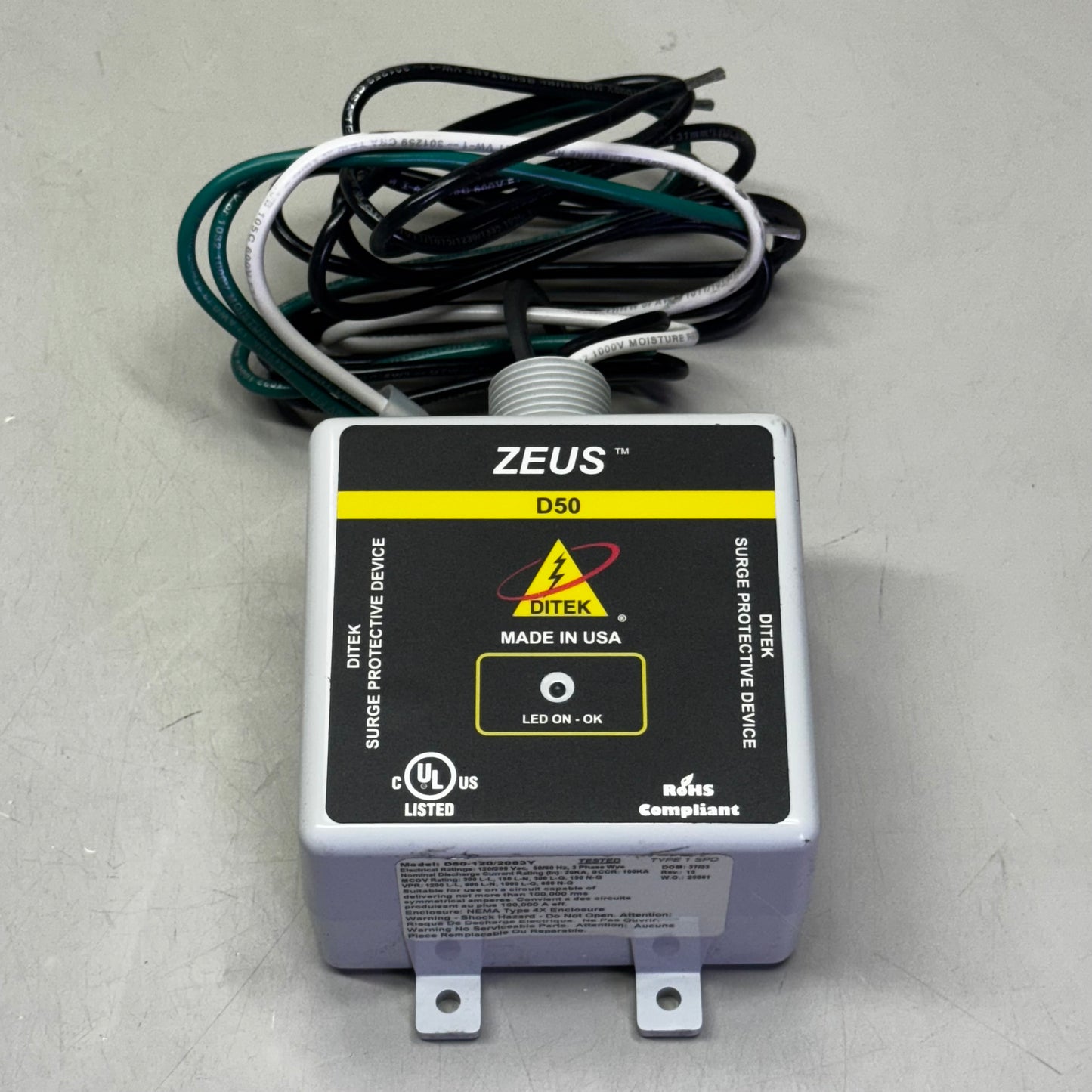 BALDOR RELIANCE Motor 230V/1HP 12"L x 6"W x 11"H Grey EC8100T8H1DF4