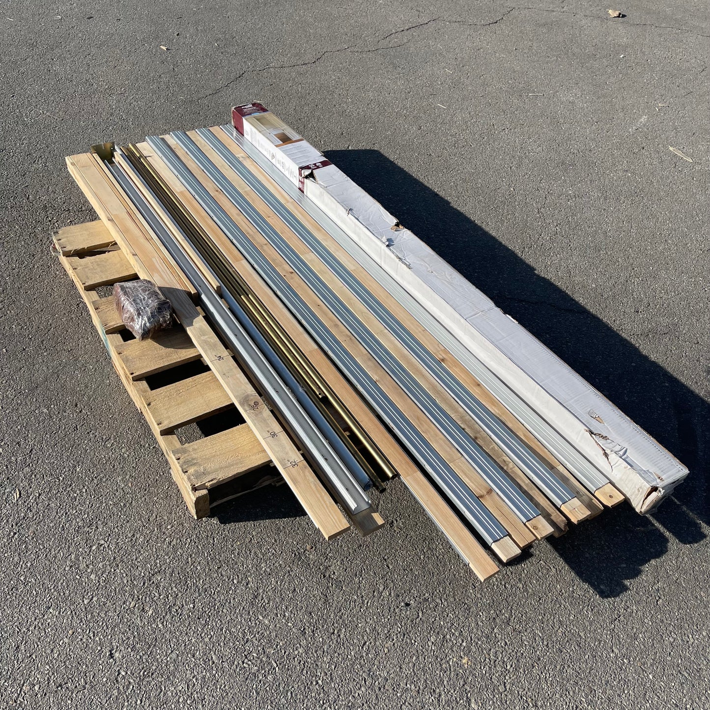 ZA@ Pallet of NATIONAL HARDWARE Pocket Sliding Door Parts (AS-IS)