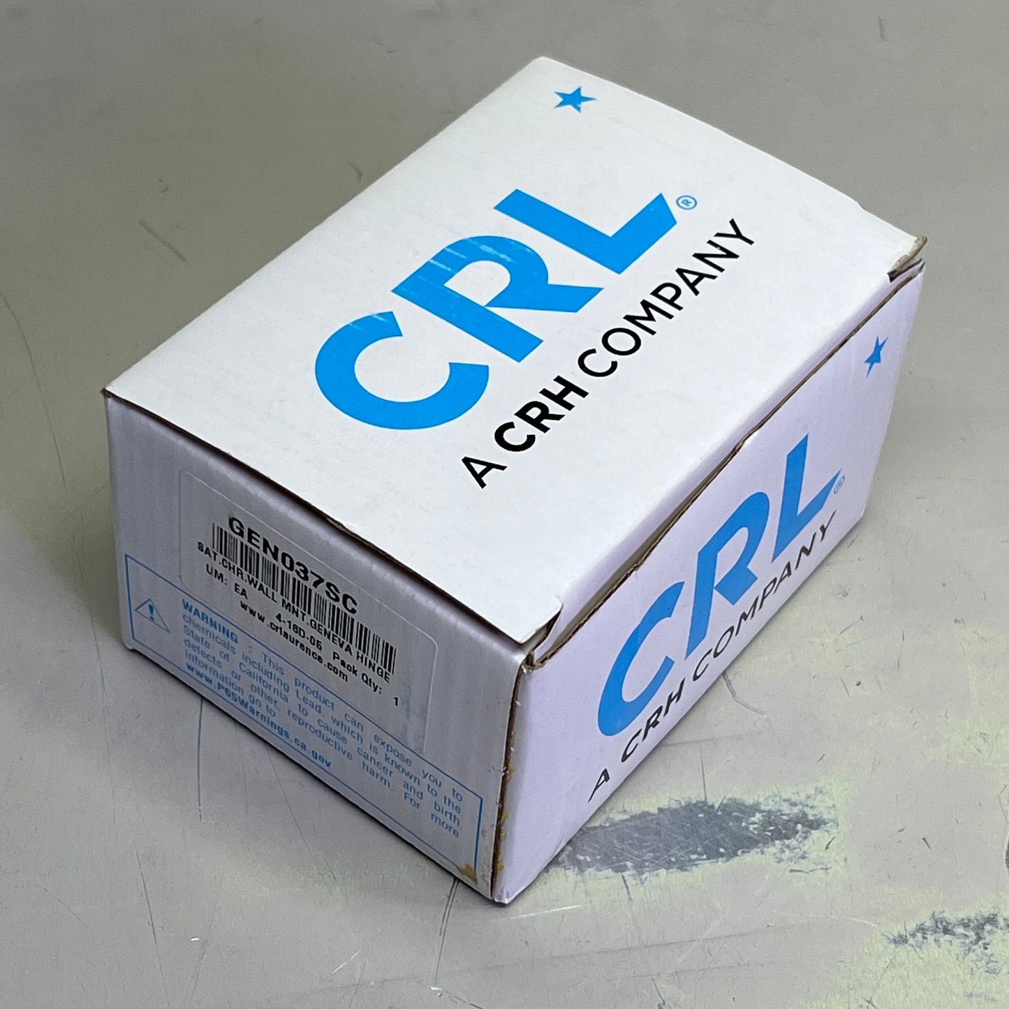 CRL Shower Pull Handle BM Series & Hinges Kit Satin Chrome BM8X8SC/GEN037SC