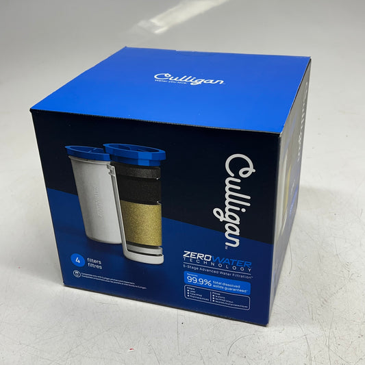 CULLIGAN (4 PACK) 5-stage Filter Replacements For Zero Water Pitcher ZEROF04
