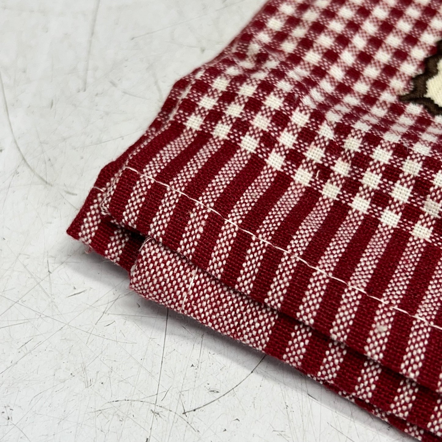 KANE KITCHEN (2 PACK) Kitchen Towels "Gather Thankful Grateful" 16"x28" Red