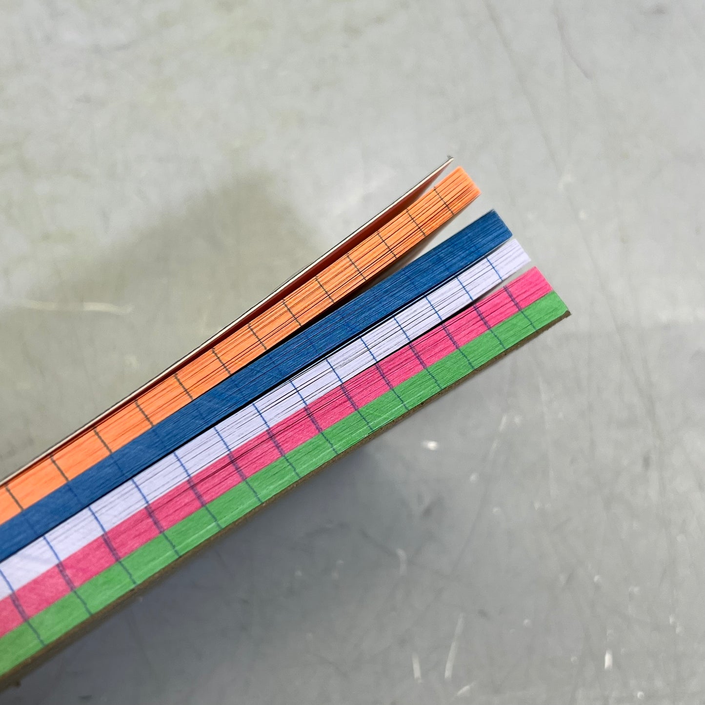 ZA@ STUDIO C (6 PACK) Bright Colors Notepad Gum Top Bound Pad 170 Sheets Neon