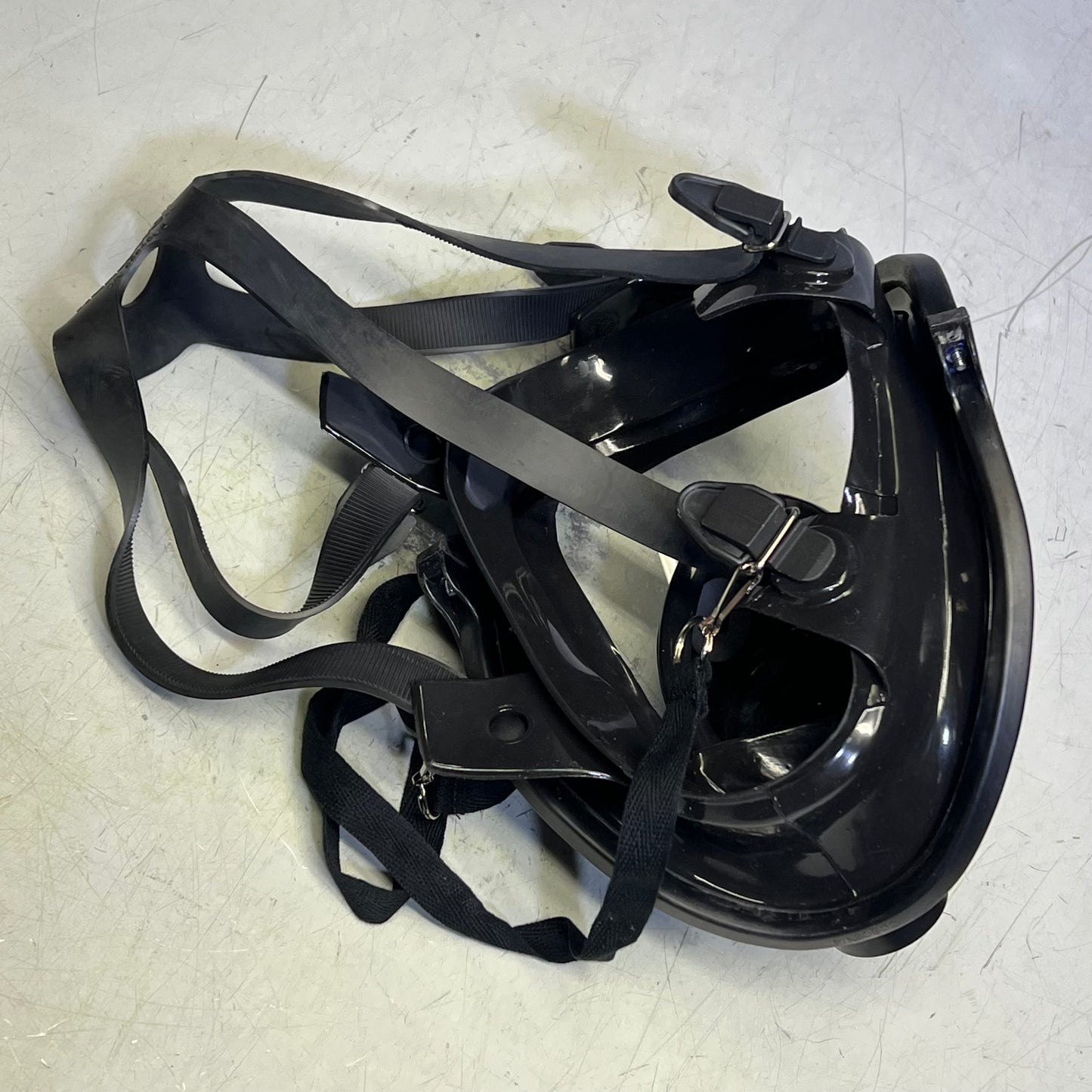 HONEYWELL Full Facepiece W/ 5 Strap Headband Dual Cartridge Sz M/L Black 760008A