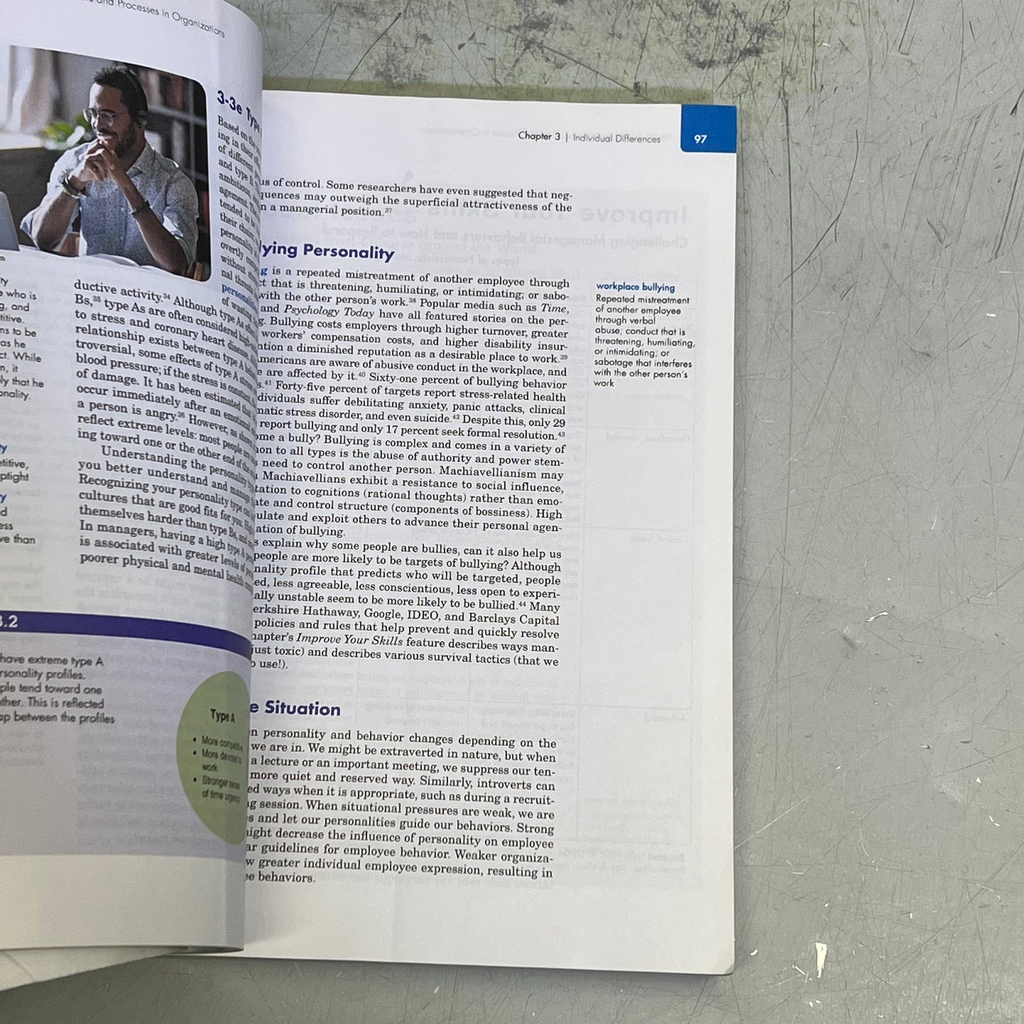 ORGANIZATIONAL BEHAVIOR Managing People & Organizations Paperback Book (As-is)