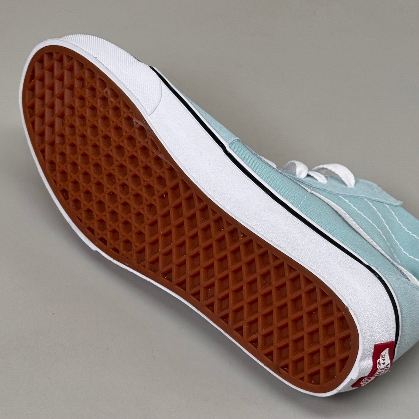 VANS Deconstructed Suede & Canvas Sk8Hi Tapered Shoe M SZ 8 W SZ 9.5 Pastel Blue