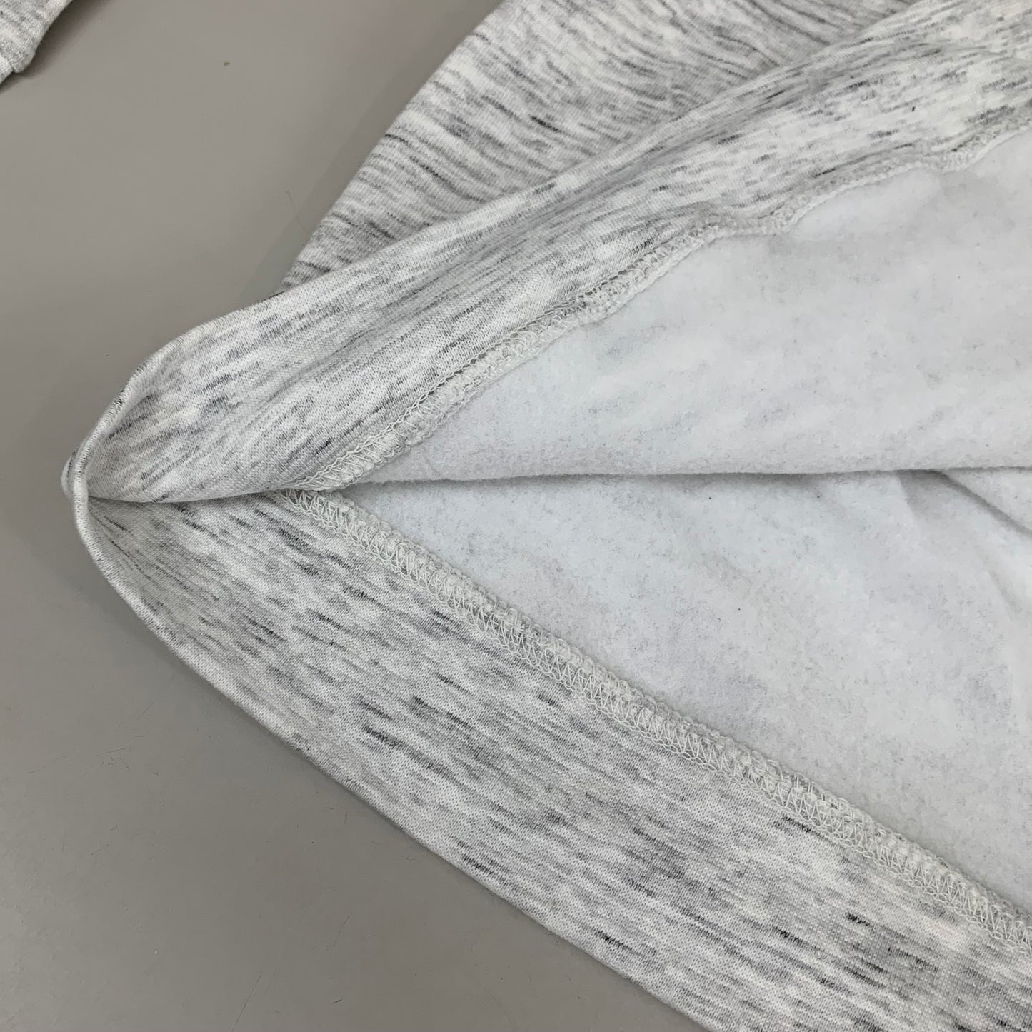 LONEROCK Helen Georgia Tie Hoodie Sz Small White/Grey
