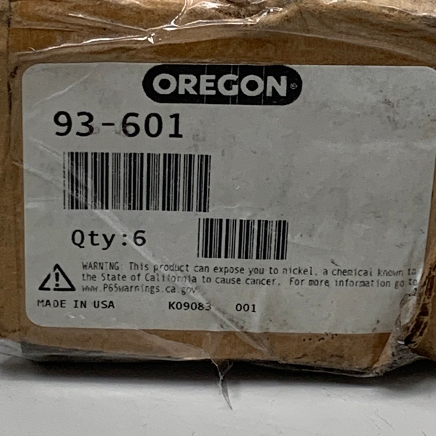 Oregon 6 Piece Mower Blade fit 93-601