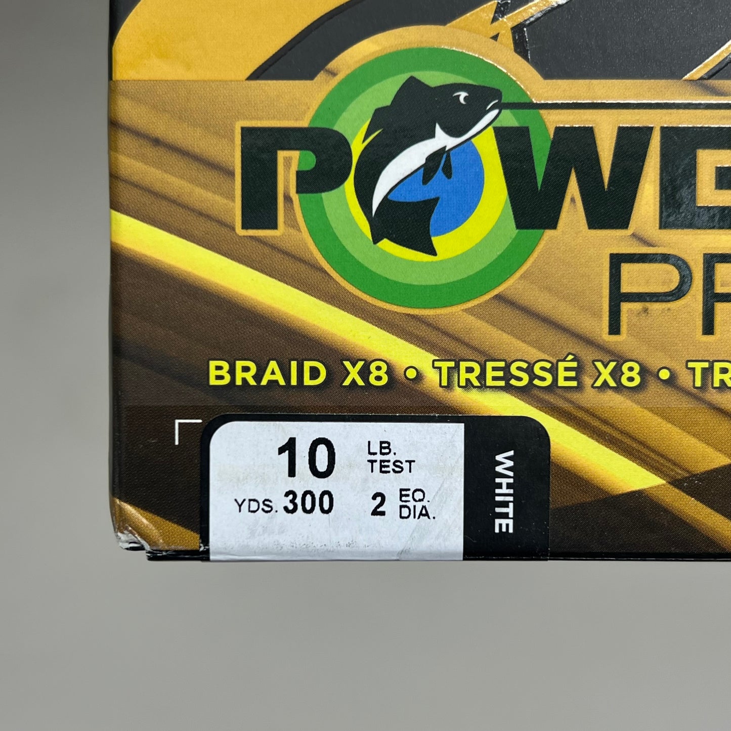 POWER PRO Microfilament Braided Fishing Line 10lbsx300yrds White 31500100300W