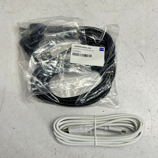 ZEISS Microscope Power Cord NEMA 5/15-SVTSXAWGG18-C13W 000000-0534-310