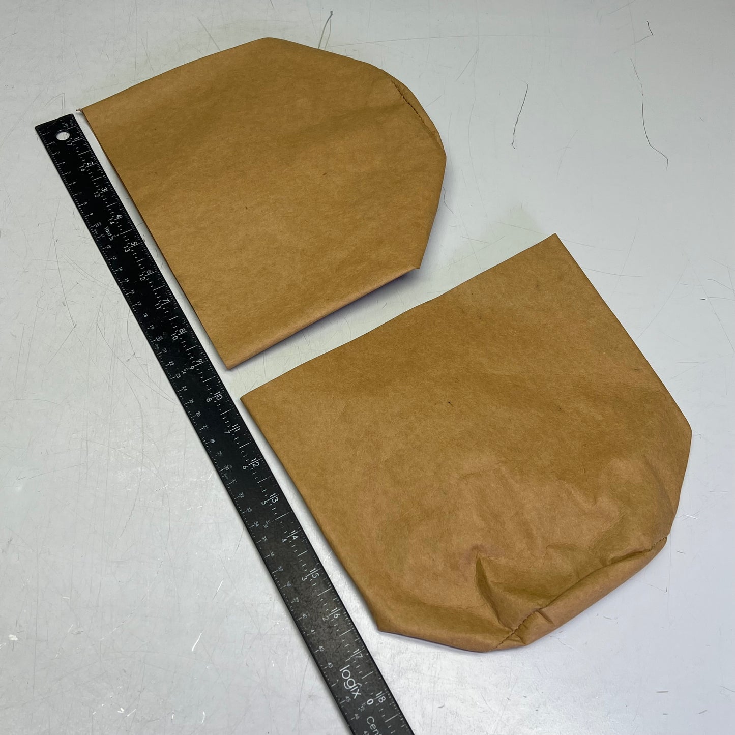 G.E.T (2 PACK) Washable Reusable Paper Bag / Bread Basket 6" Brown P-BAG6-T